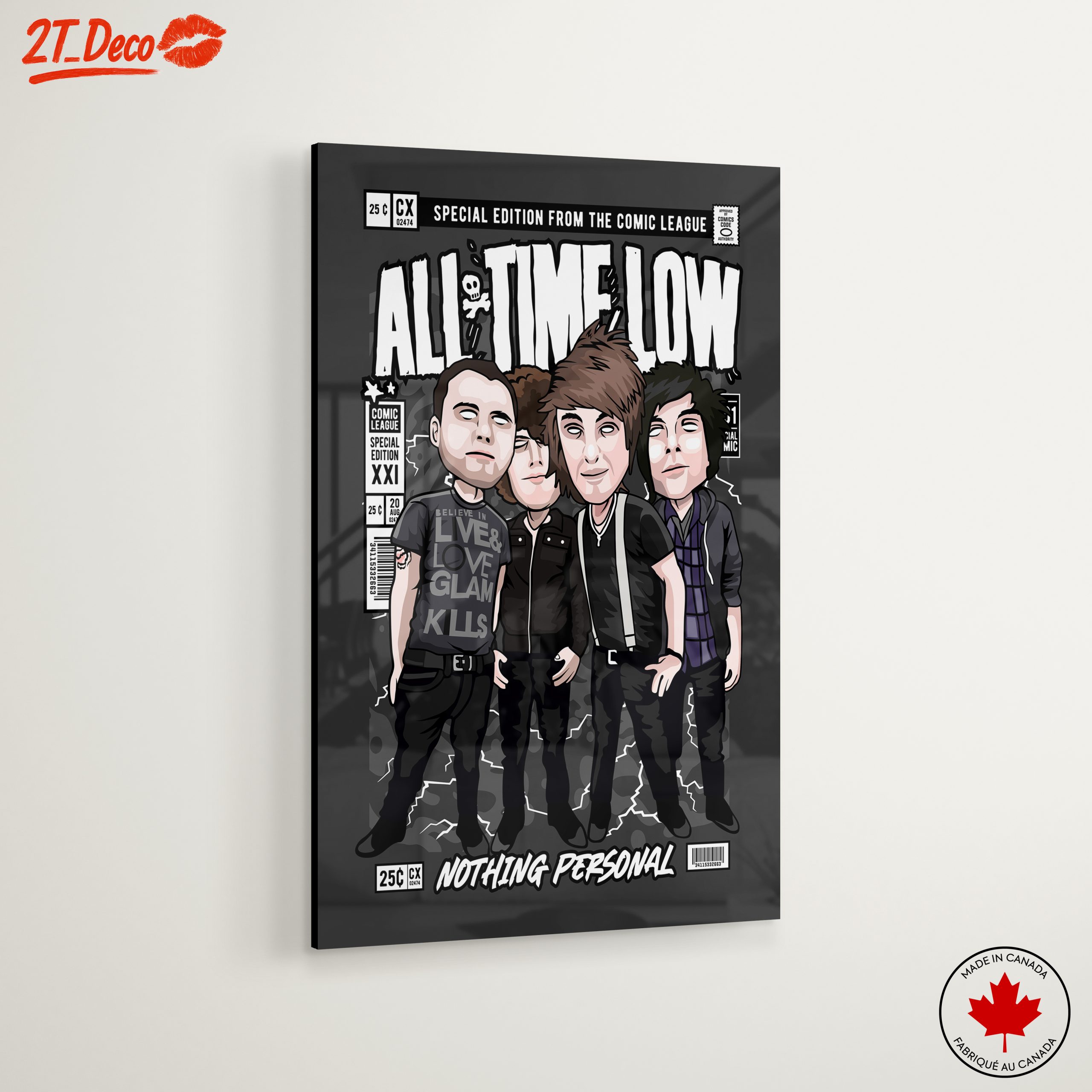 All Time Low Music Group Illustration Art - Image 6