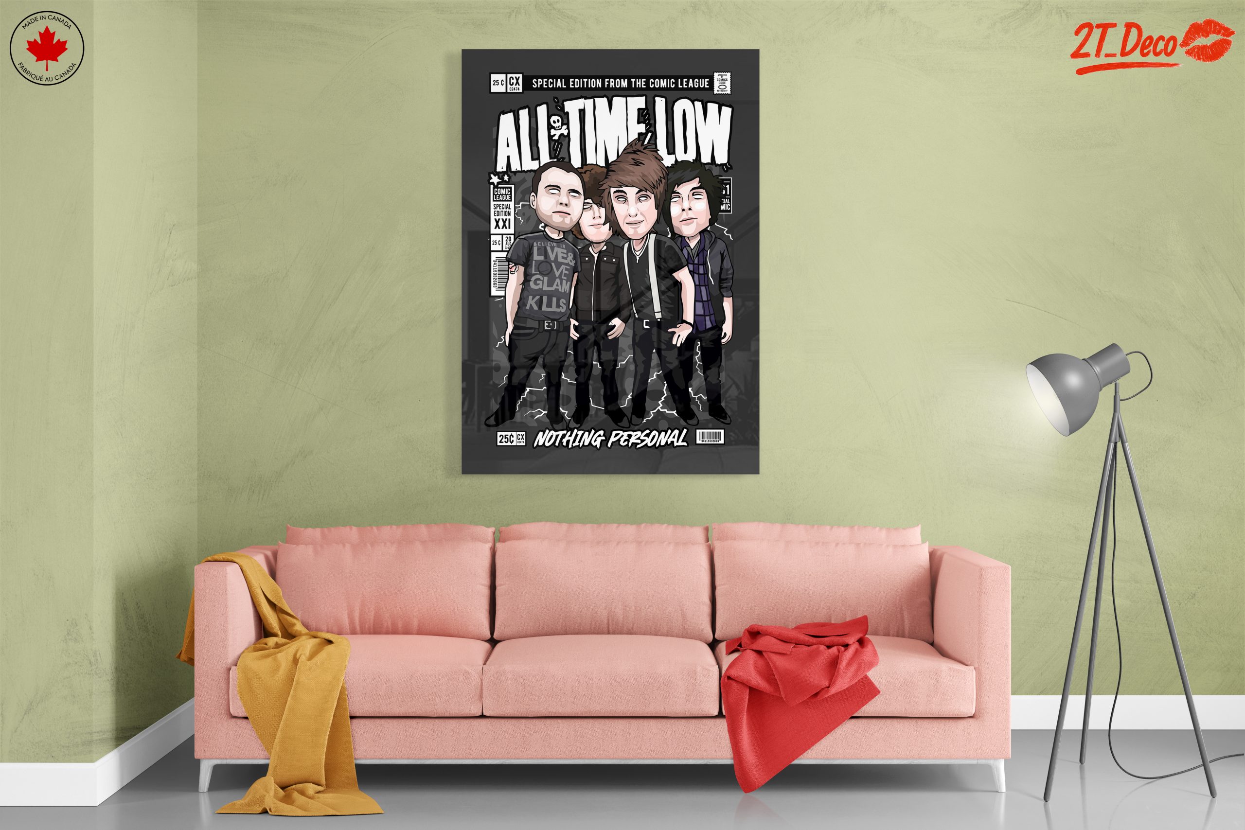 All Time Low Music Group Illustration Art - Image 7
