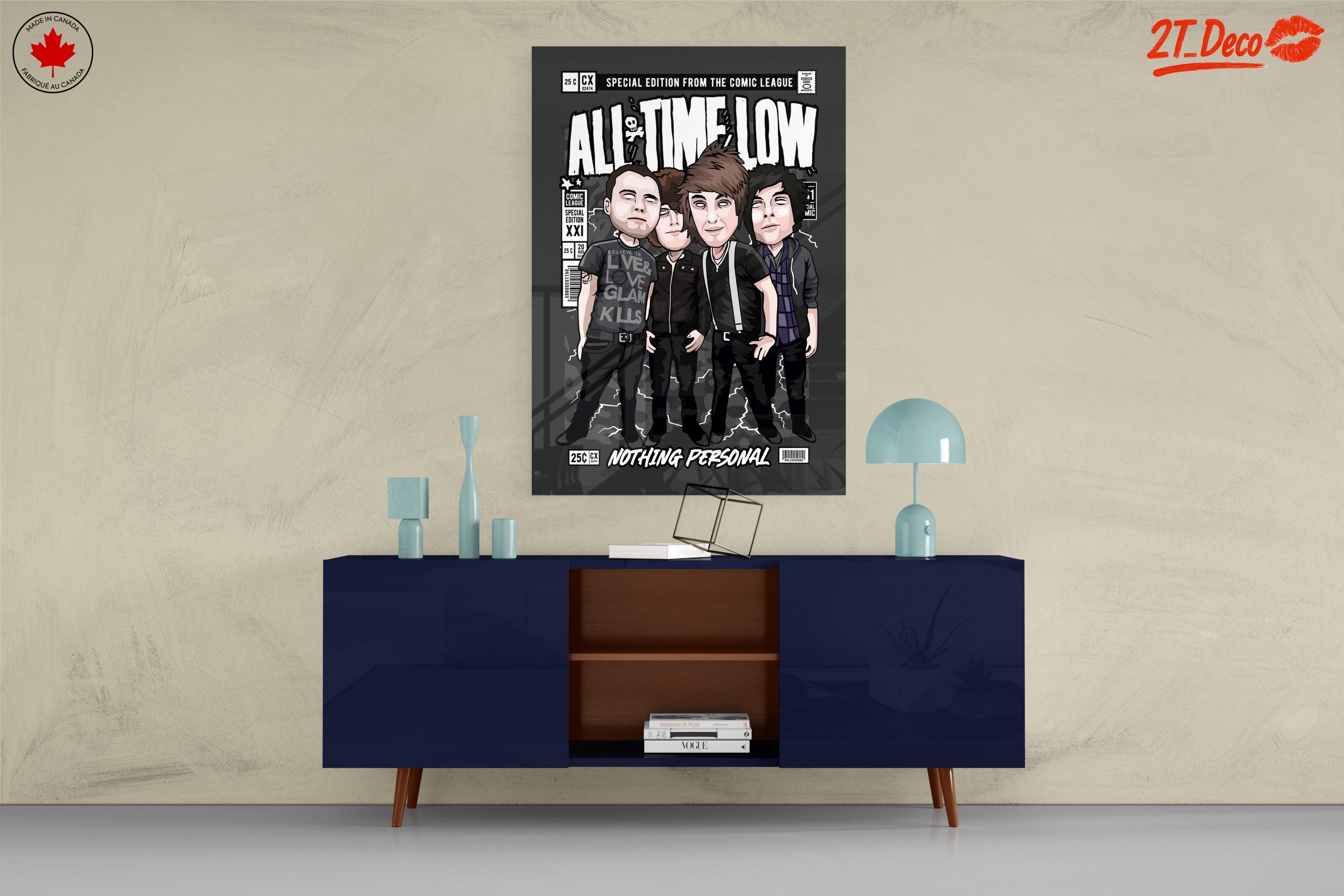 All Time Low Music Group Illustration Art - Image 8