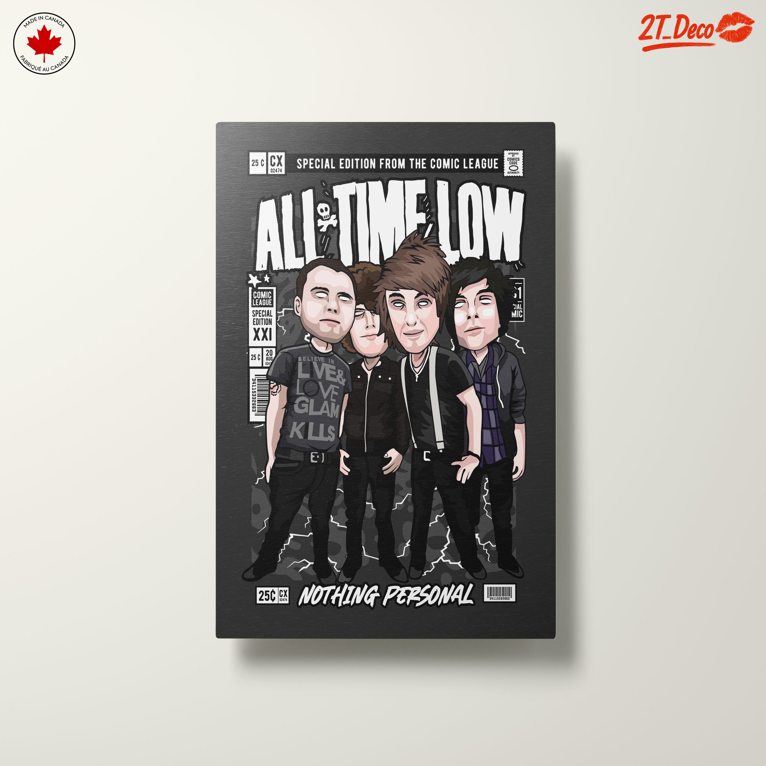 All Time Low Music Group Illustration Art - Image 10