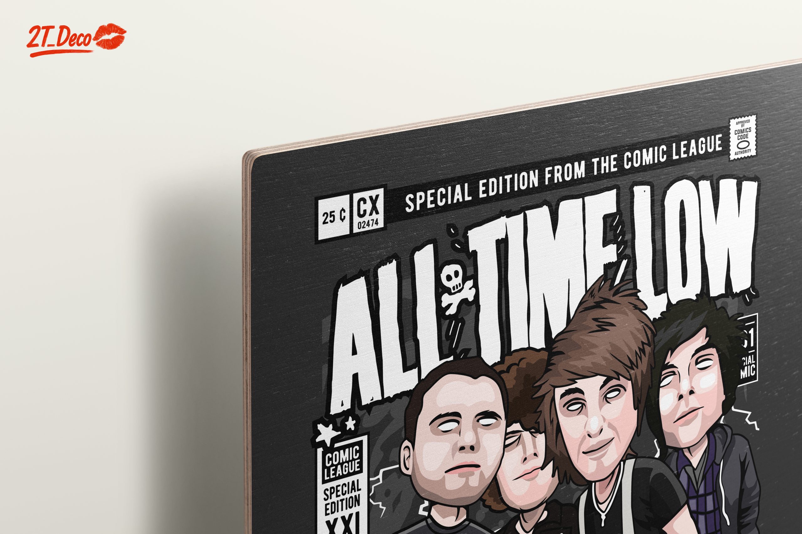 All Time Low Music Group Illustration Art - Image 15