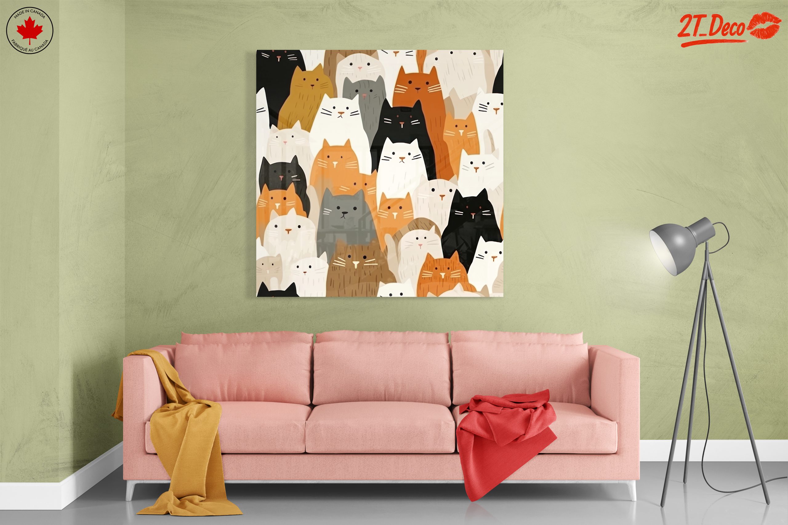 Colorful Cats Art Featuring Adorable Feline Characters - Image 7