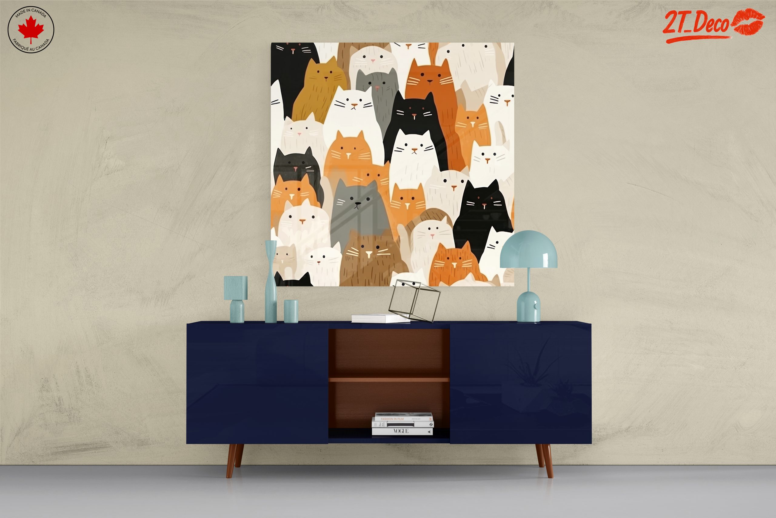Colorful Cats Art Featuring Adorable Feline Characters - Image 8