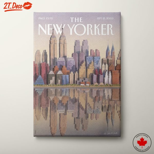 New Yorker Magazine Cityscape Wall Art
