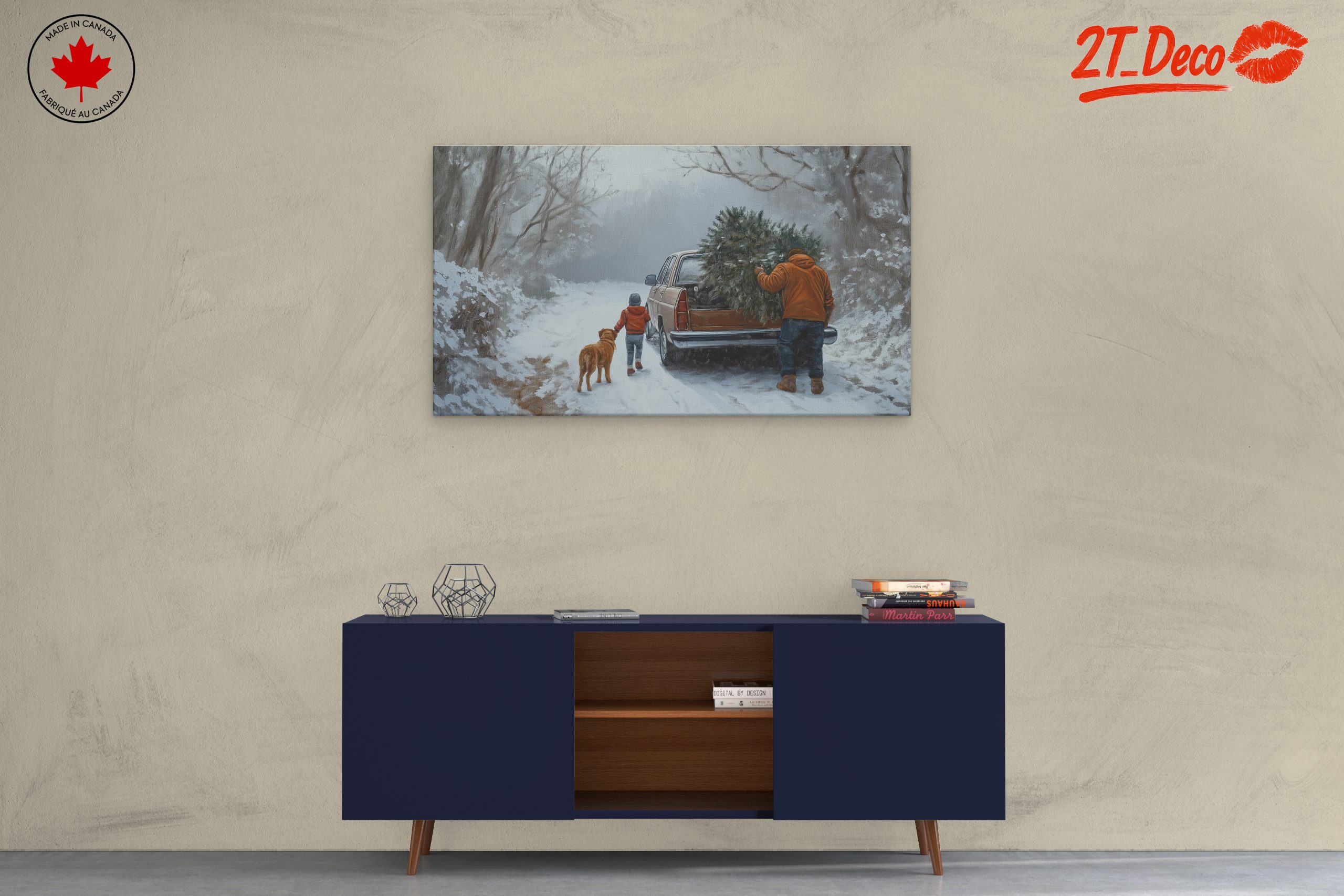 Winter Family Outing with Dog - Image 3