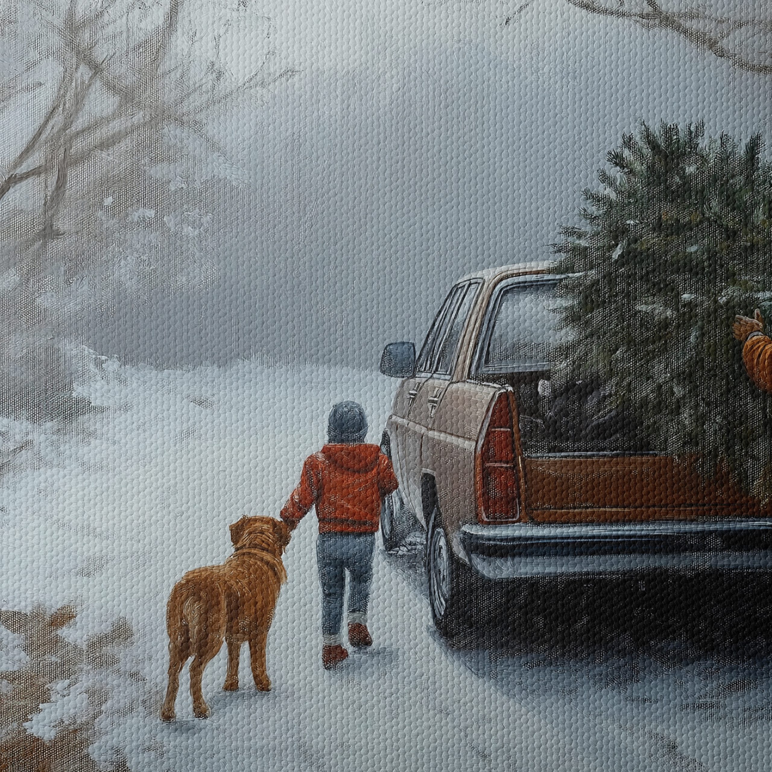 Winter Family Outing with Dog - Image 4