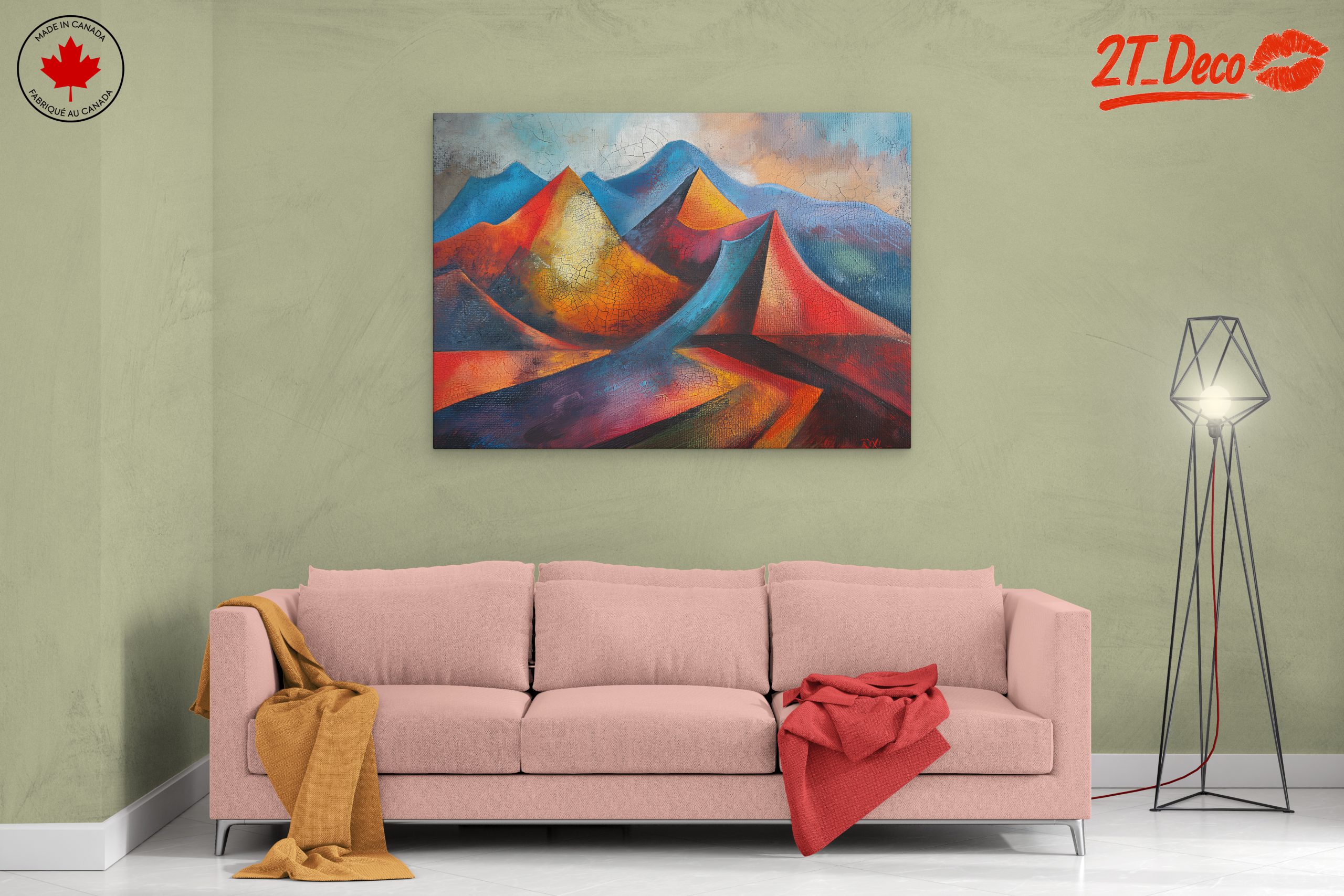 Vibrant Abstract Landscape Art 2 - Image 2