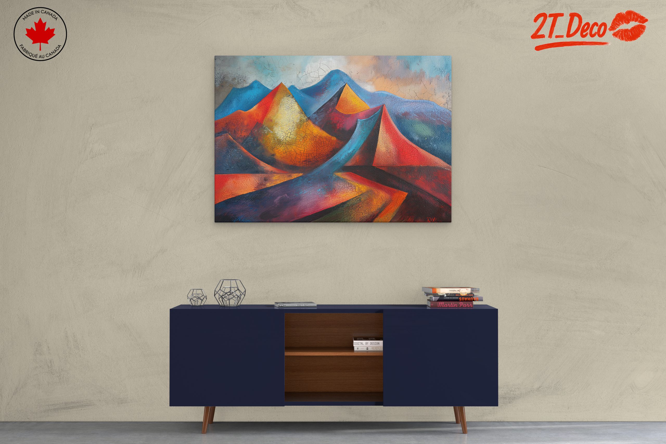 Vibrant Abstract Landscape Art 2 - Image 3