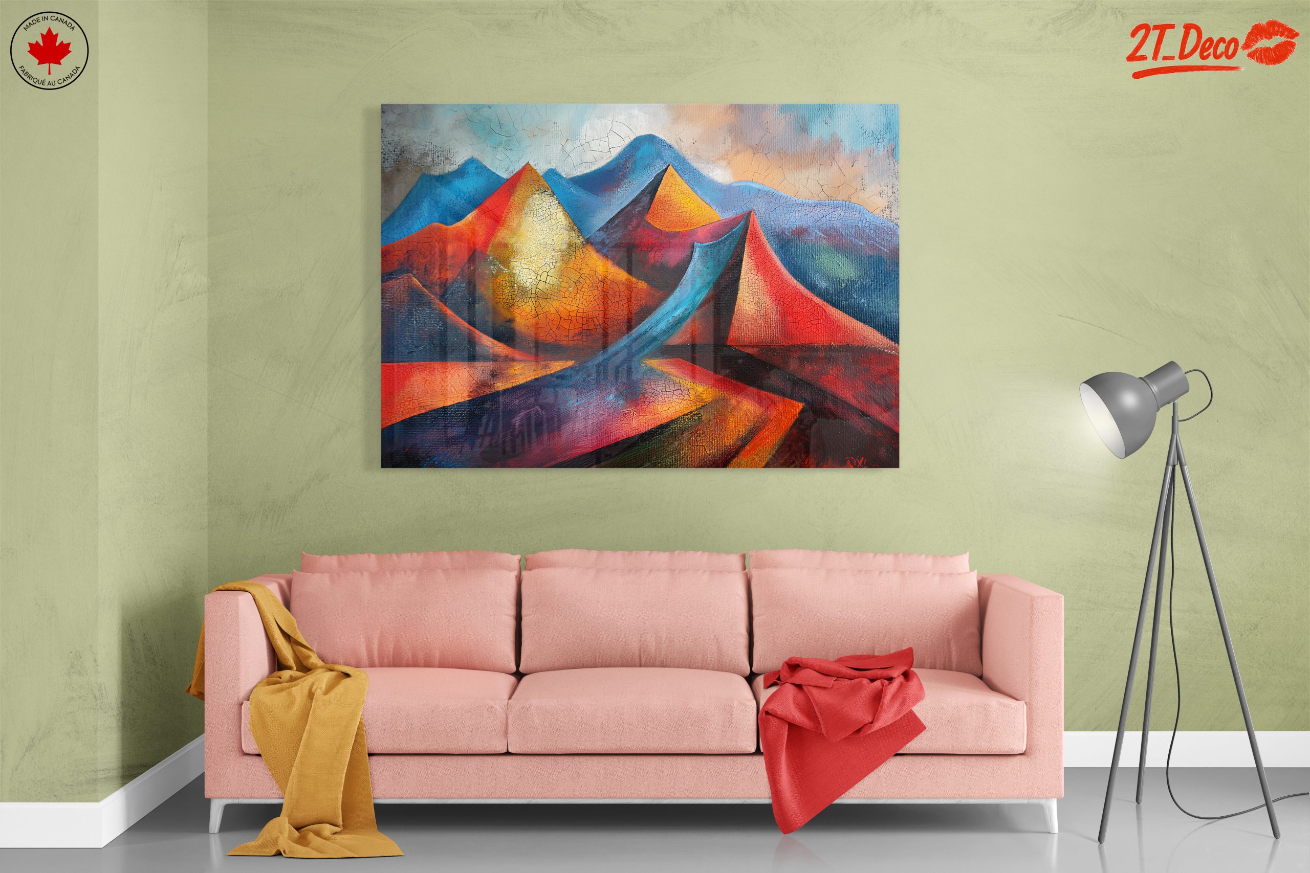 Vibrant Abstract Landscape Art 2 - Image 7