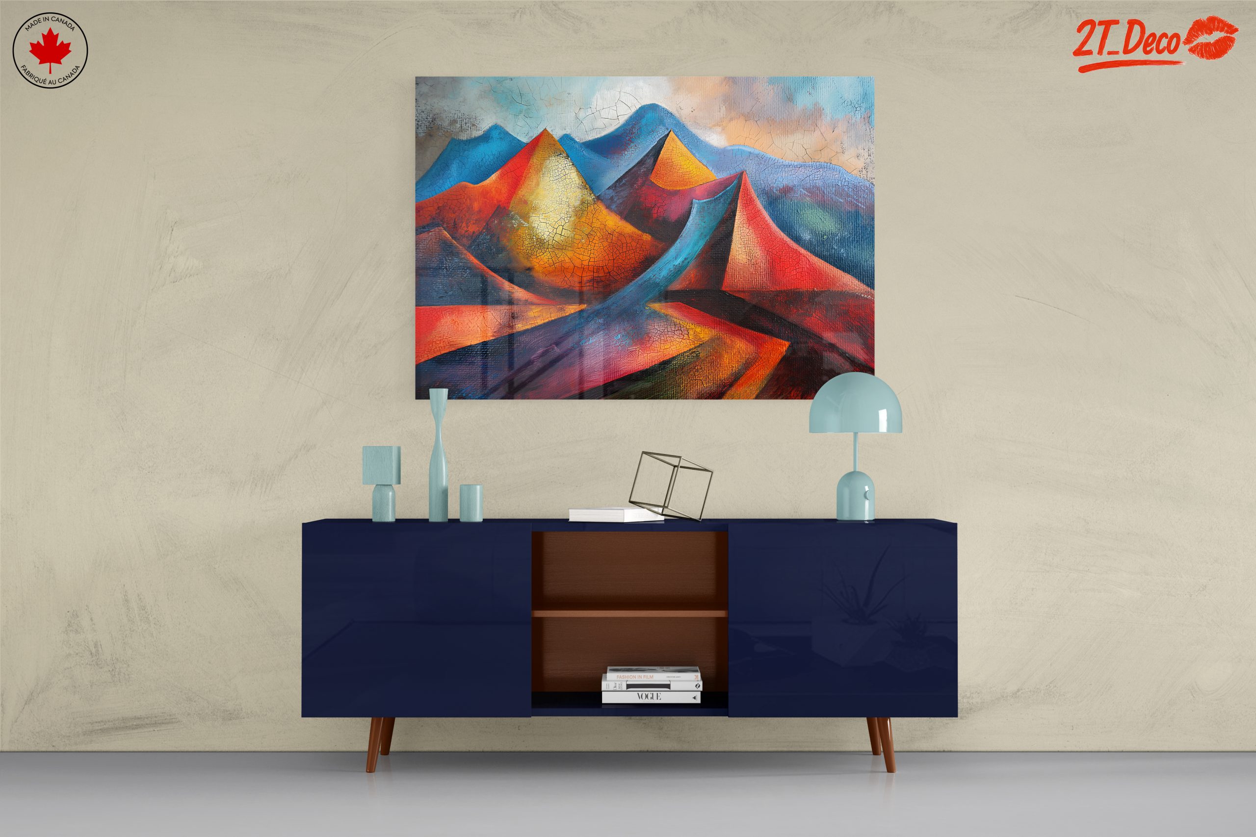 Vibrant Abstract Landscape Art 2 - Image 8