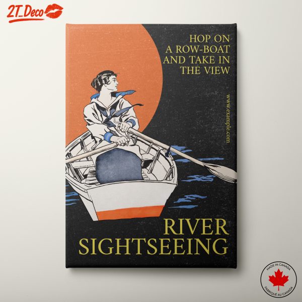 Rowboat Adventure Sightseeing Artwork
