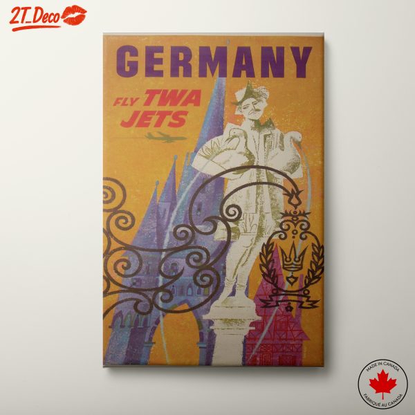 Germany Travel Vintage Poster