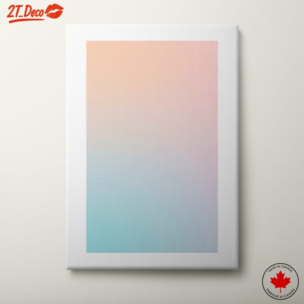 Soft Gradient Color Abstract Art