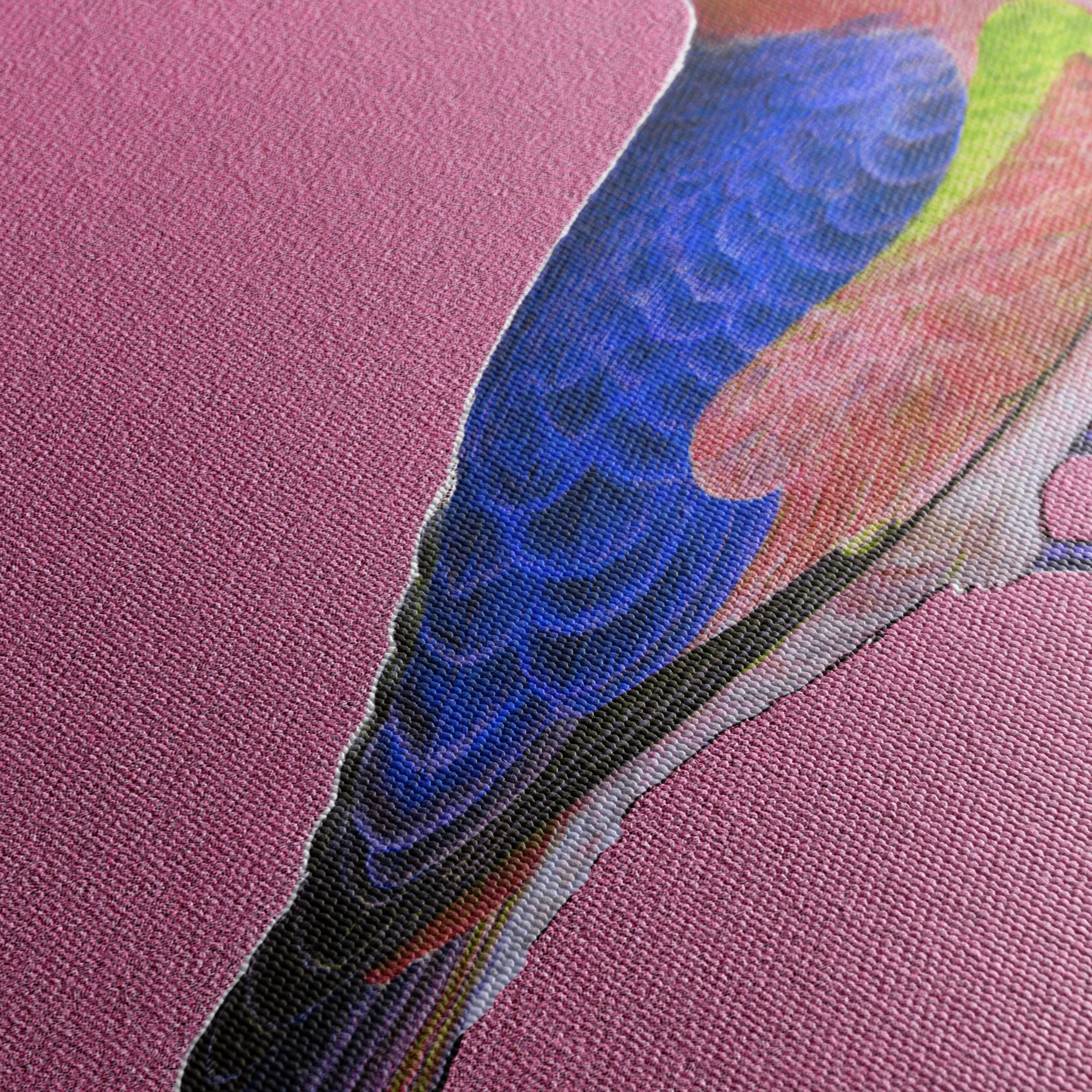 Vibrant Bird Art on Pink Background - Image 5