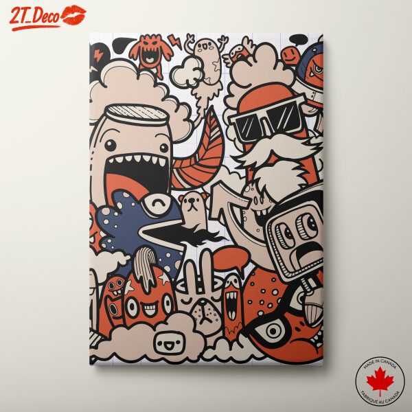 Whimsical Cartoon Character Artwork