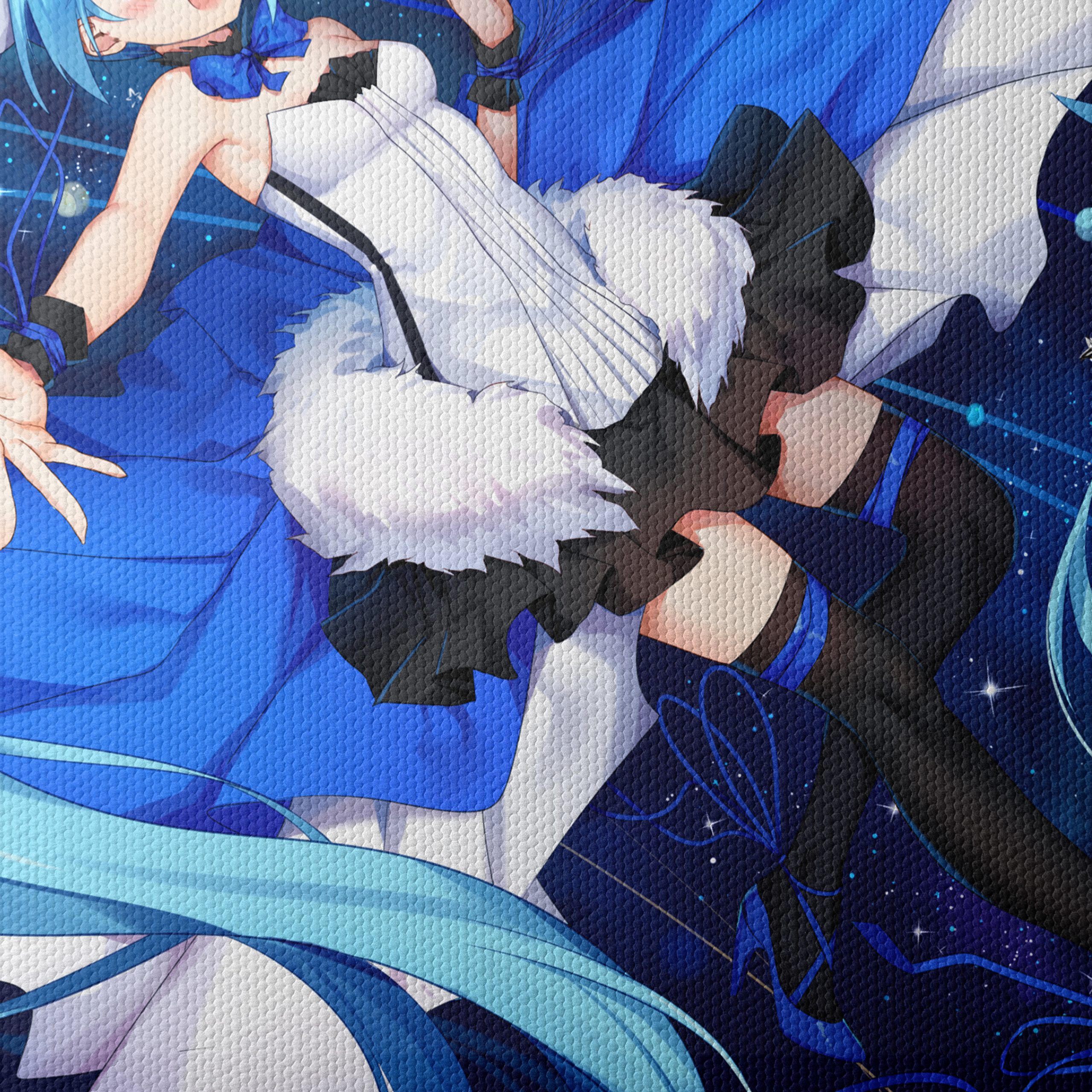Vocaloid Character in Blue Cosmic Theme - Image 4