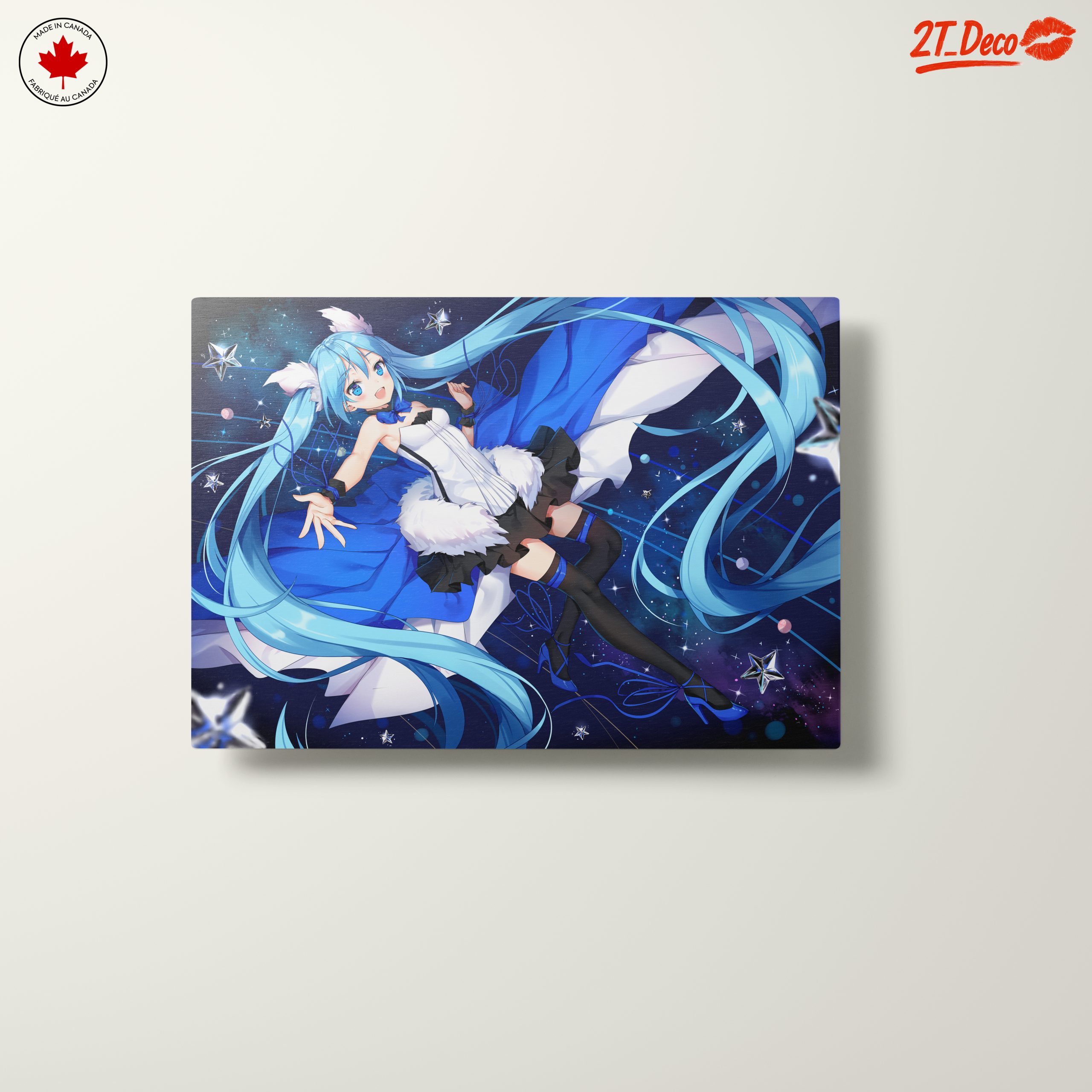 Vocaloid Character in Blue Cosmic Theme - Image 10
