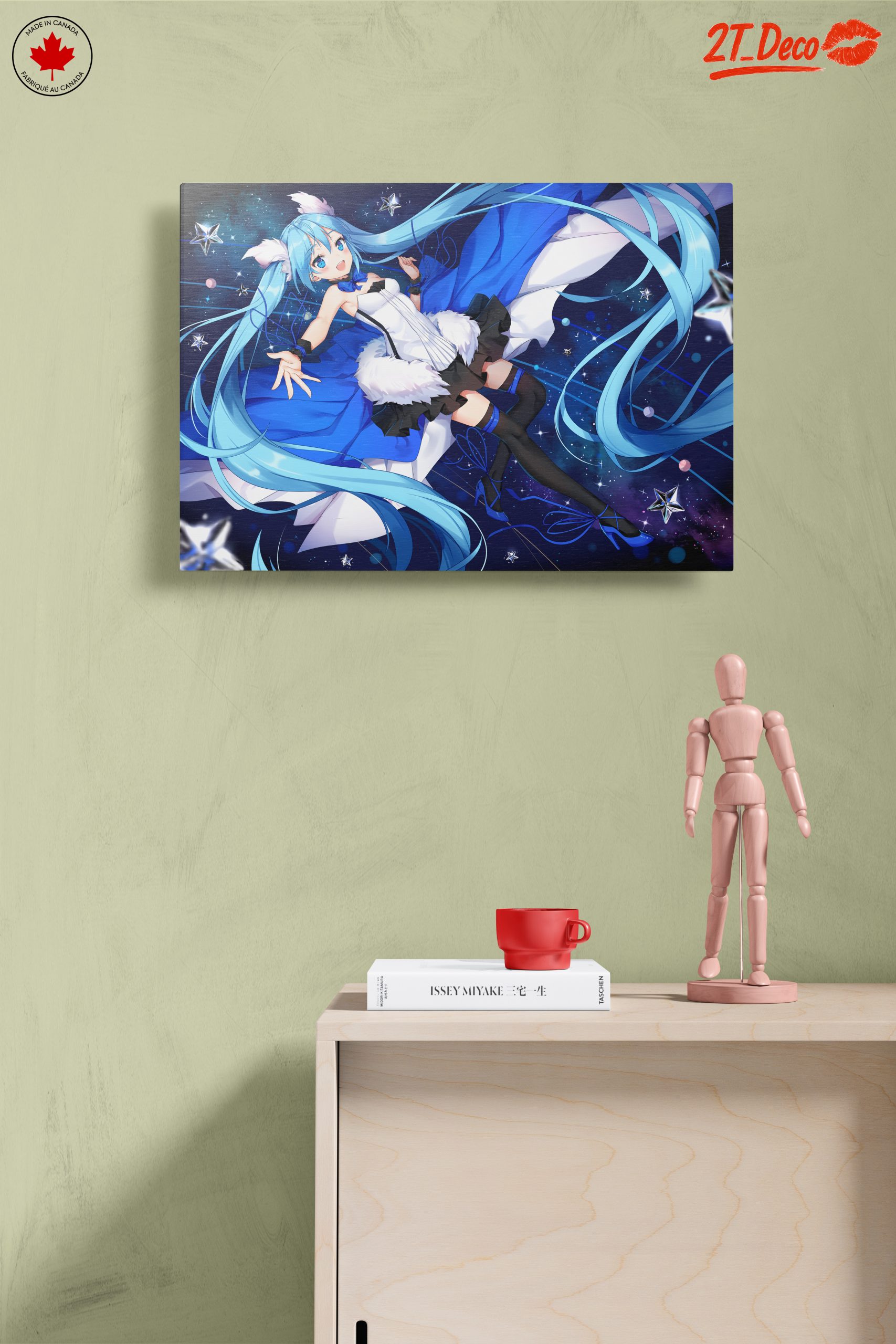 Vocaloid Character in Blue Cosmic Theme - Image 14