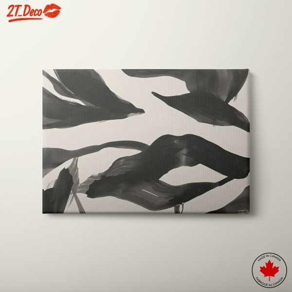 Fluid Black Abstract Art for Modern Spaces