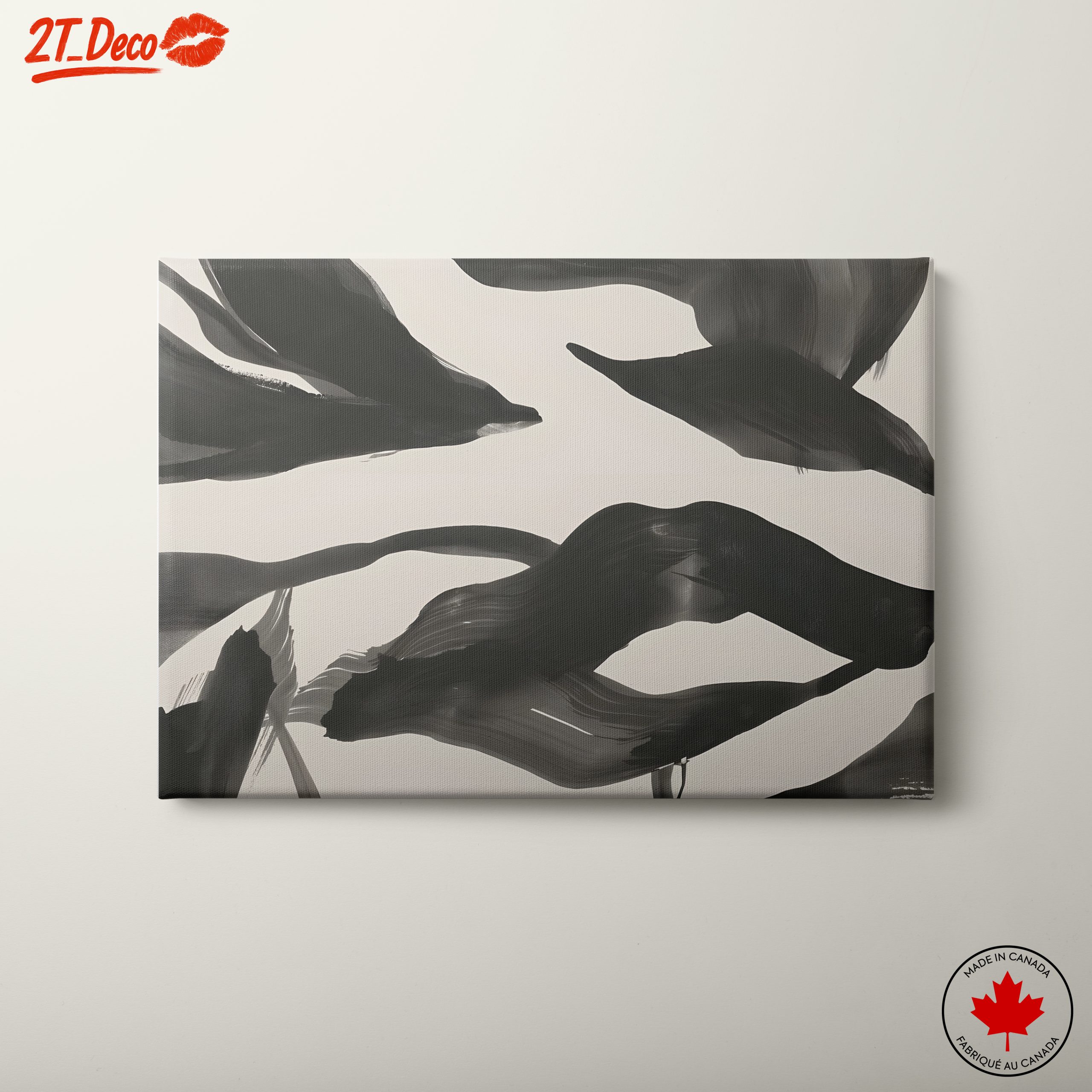 Fluid Black Abstract Art for Modern Spaces