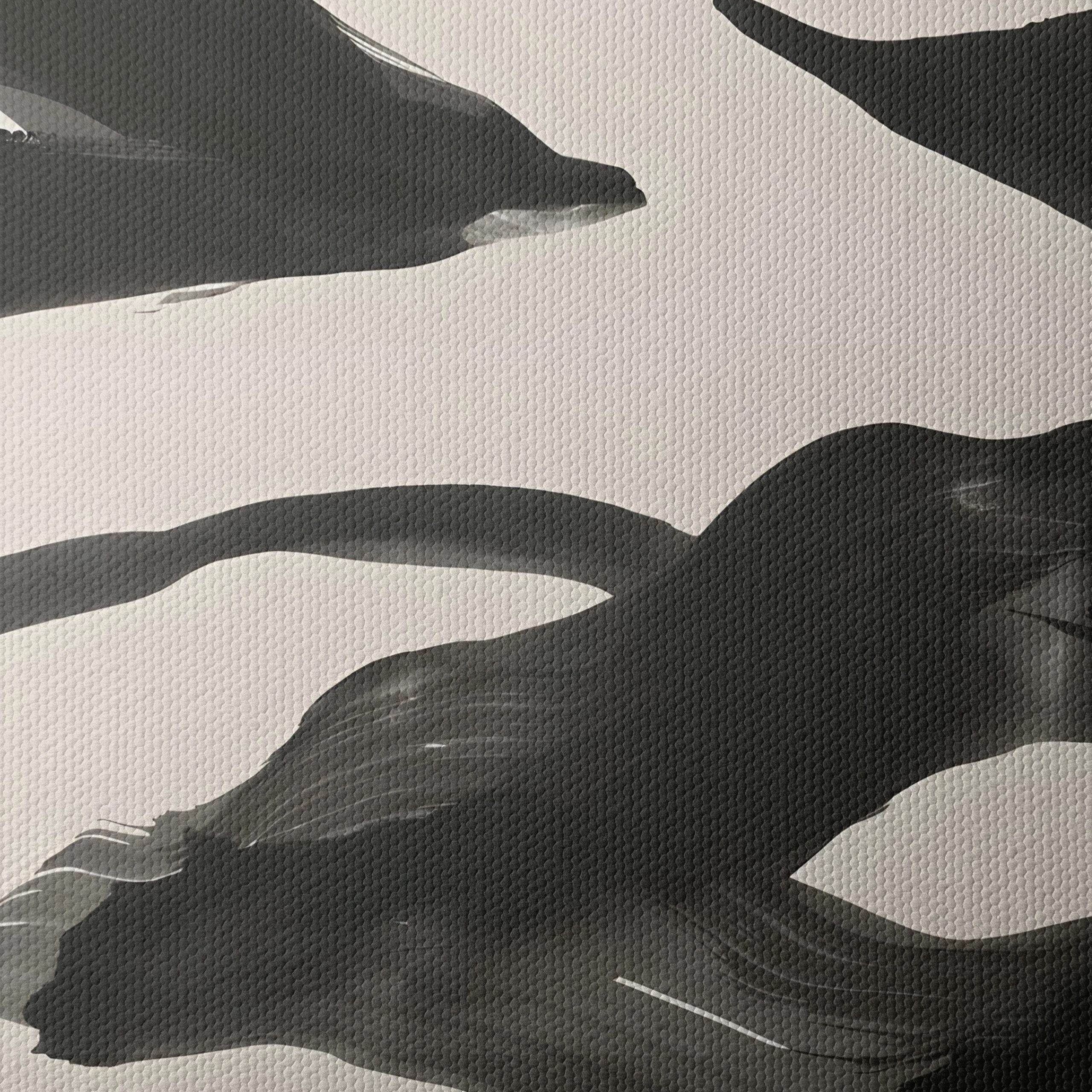 Fluid Black Abstract Art for Modern Spaces - Image 4