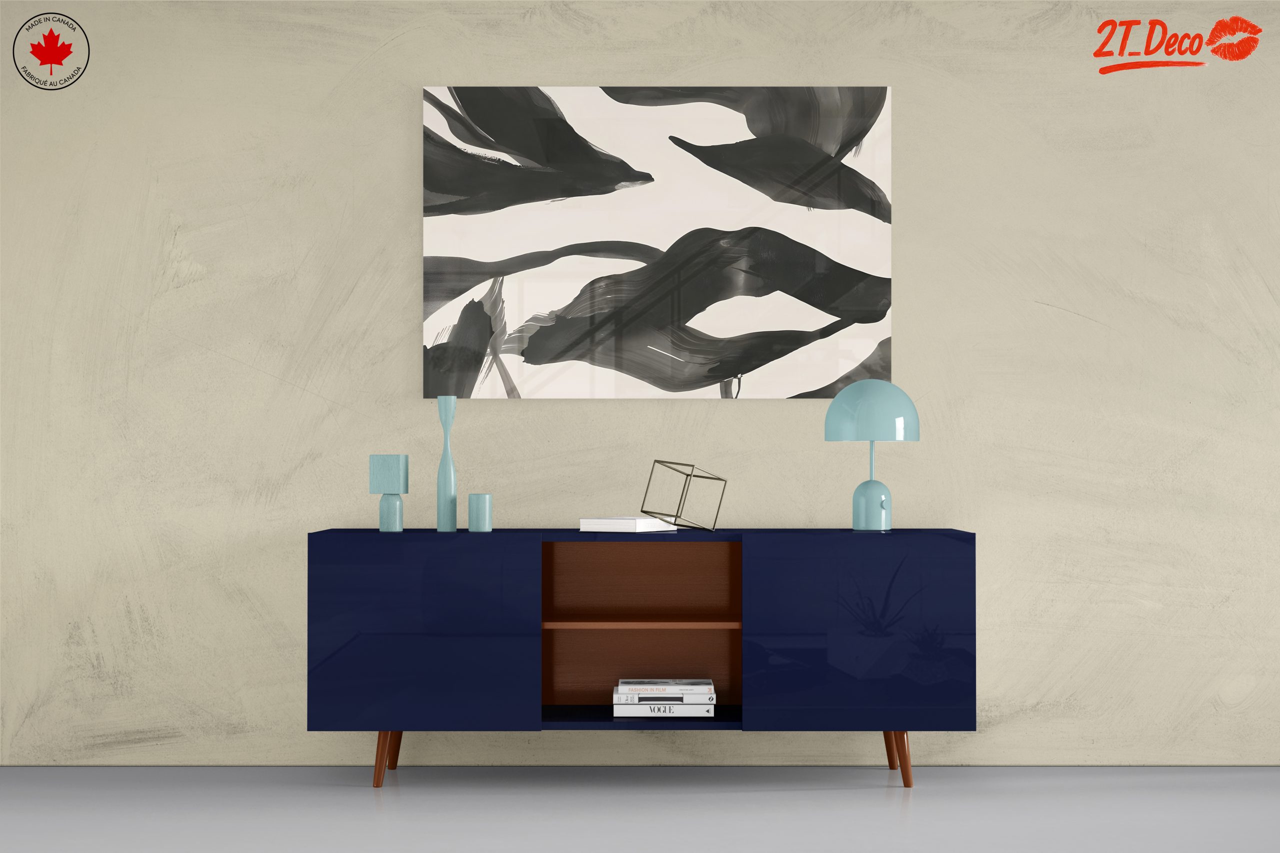 Fluid Black Abstract Art for Modern Spaces - Image 8