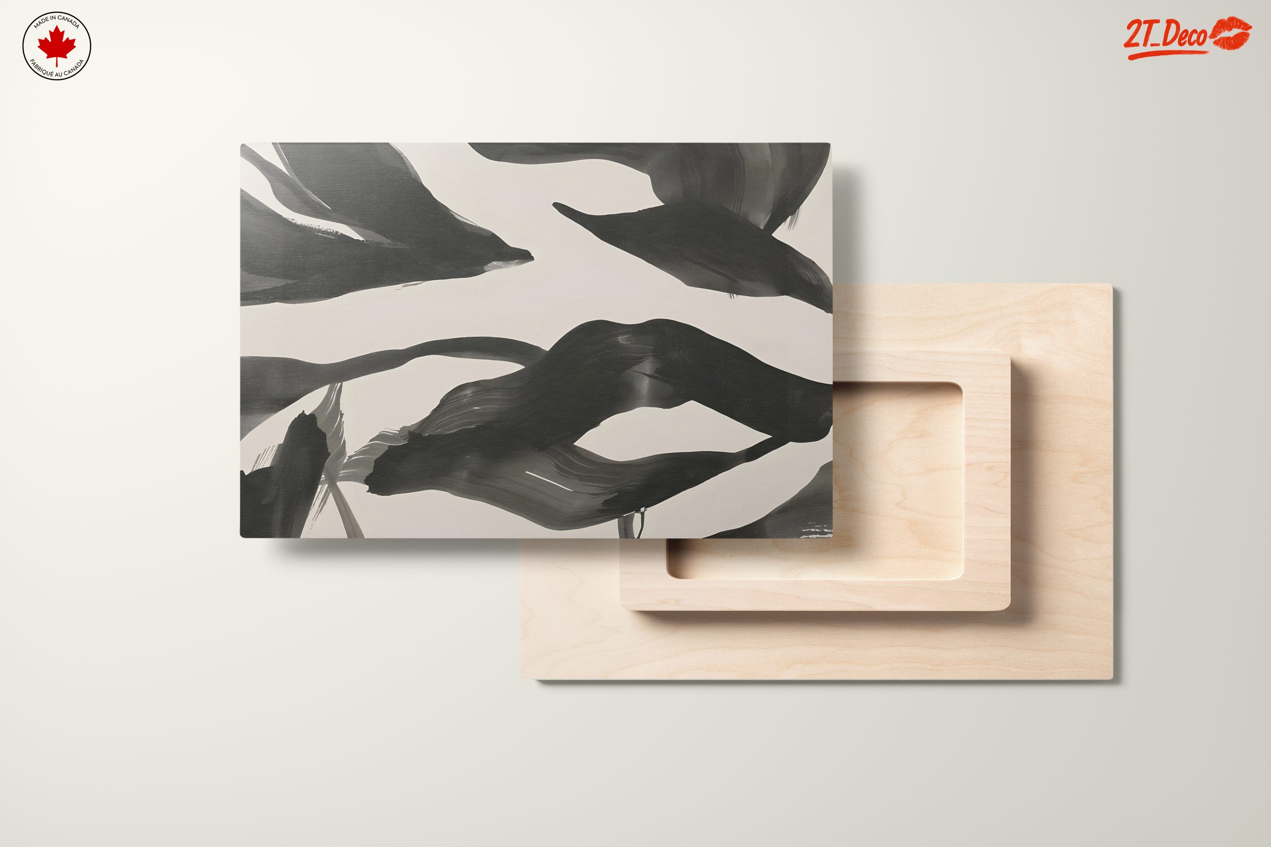 Fluid Black Abstract Art for Modern Spaces - Image 11
