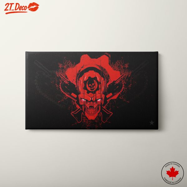 Gears of War Inspired Skull Art
