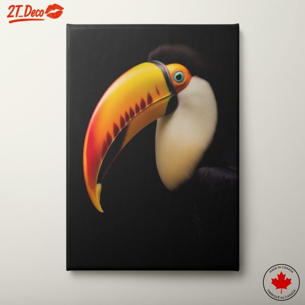 Colorful Toucan Portrait Wall Art