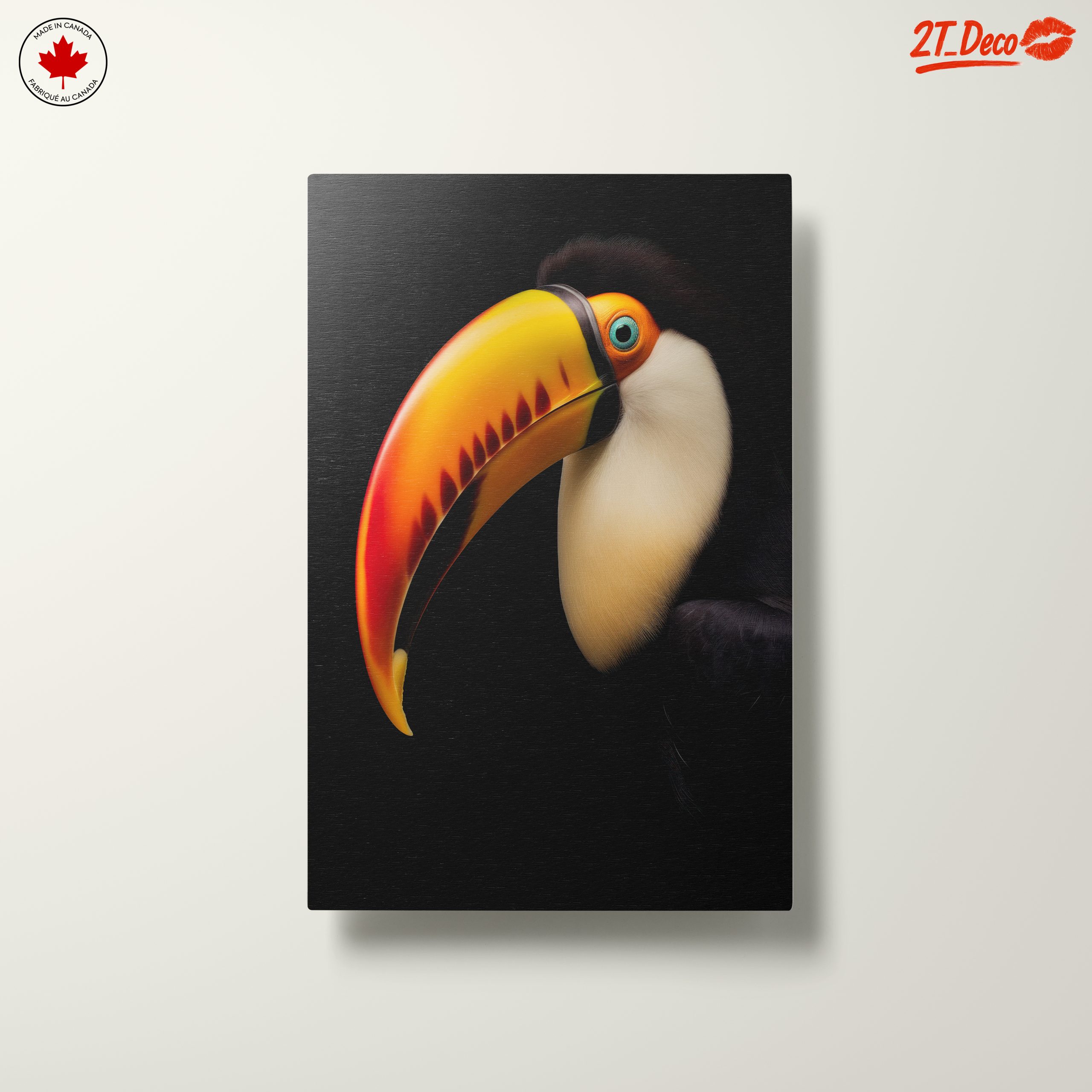 Colorful Toucan Portrait Wall Art - Image 10