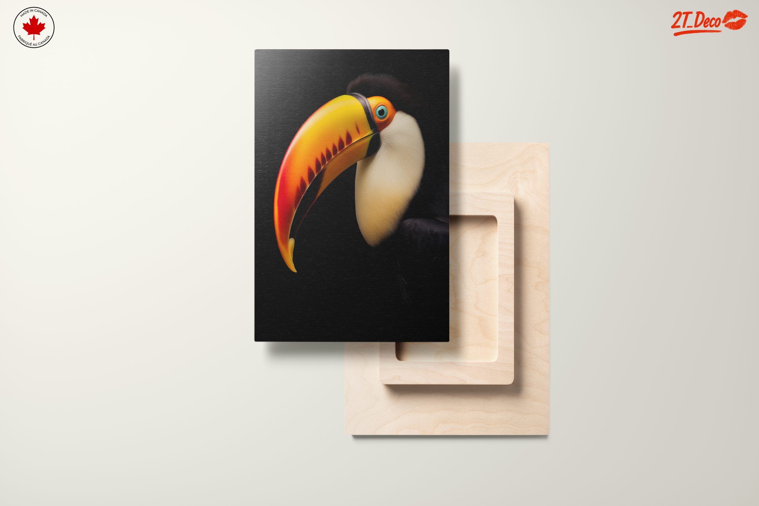 Colorful Toucan Portrait Wall Art - Image 11