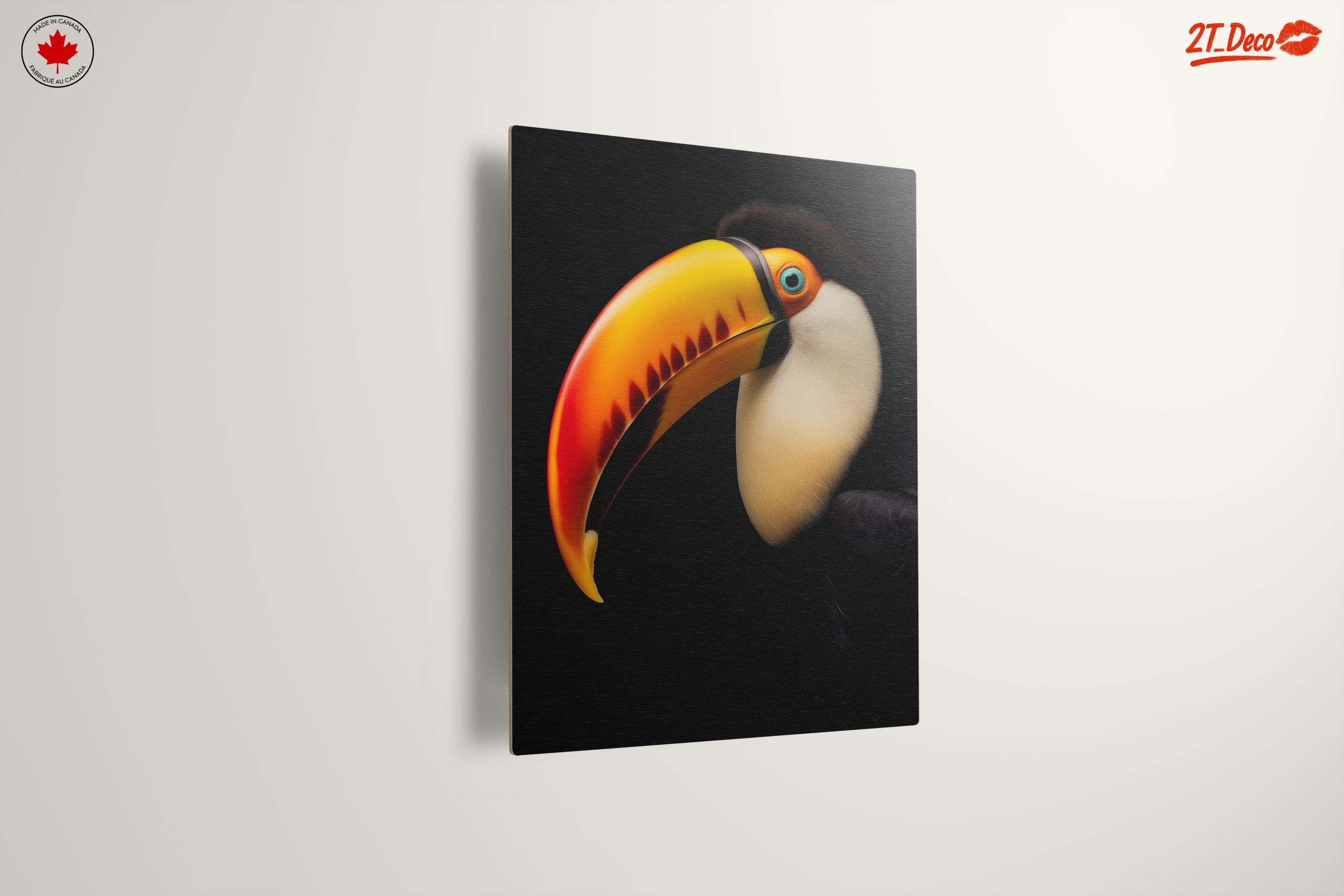 Colorful Toucan Portrait Wall Art - Image 13