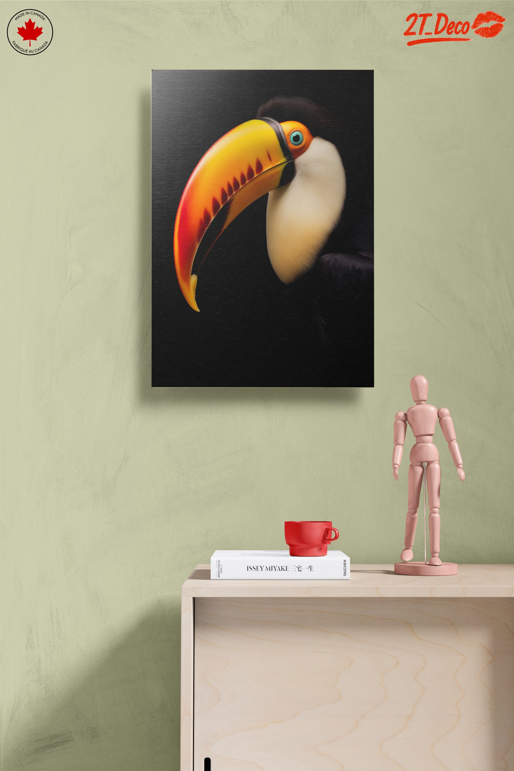 Colorful Toucan Portrait Wall Art - Image 14