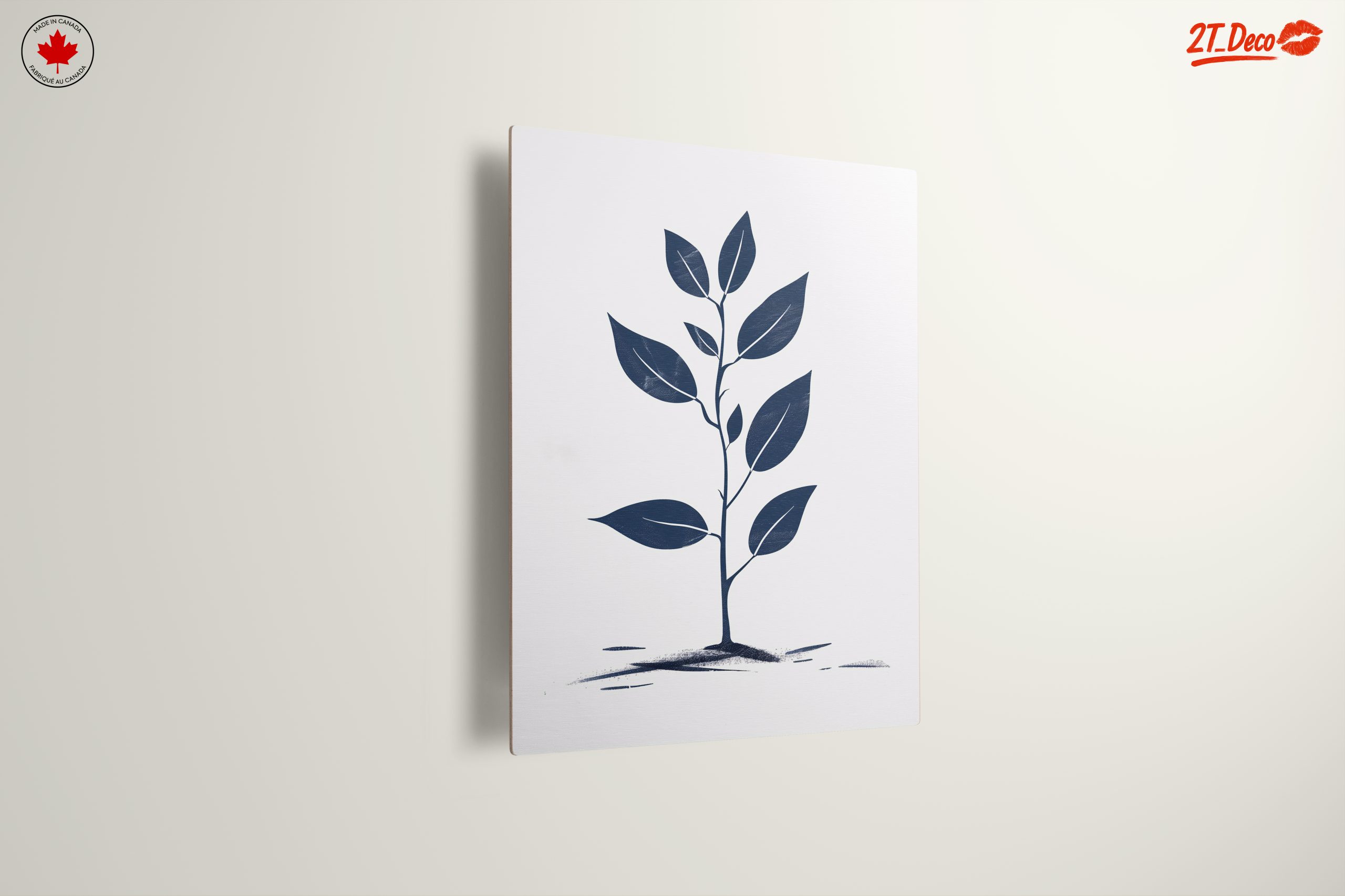 Navy Blue Minimalist Botanical Art - Image 13