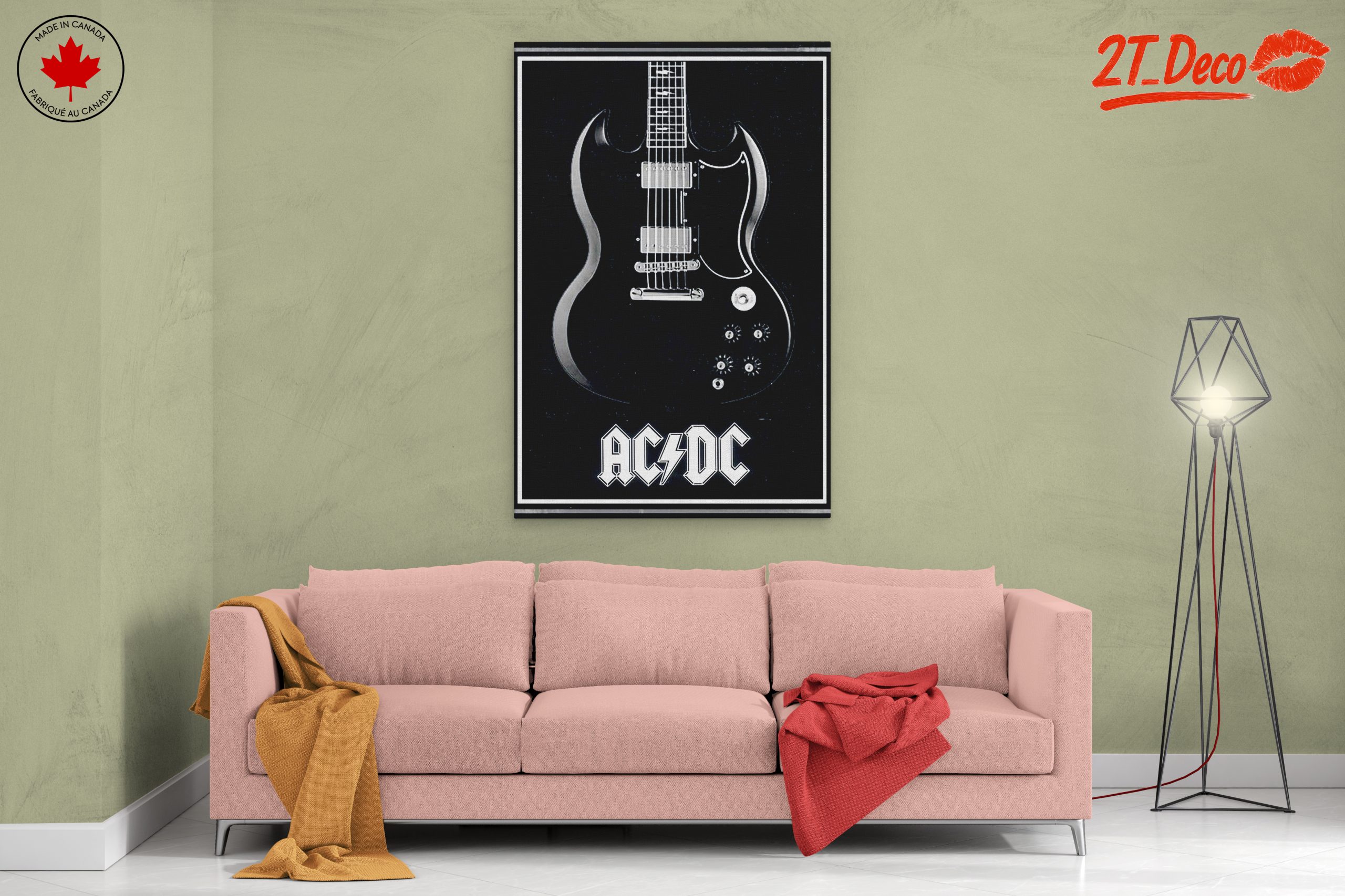 Classic Black Electric Guitar by AC/DC - Image 2