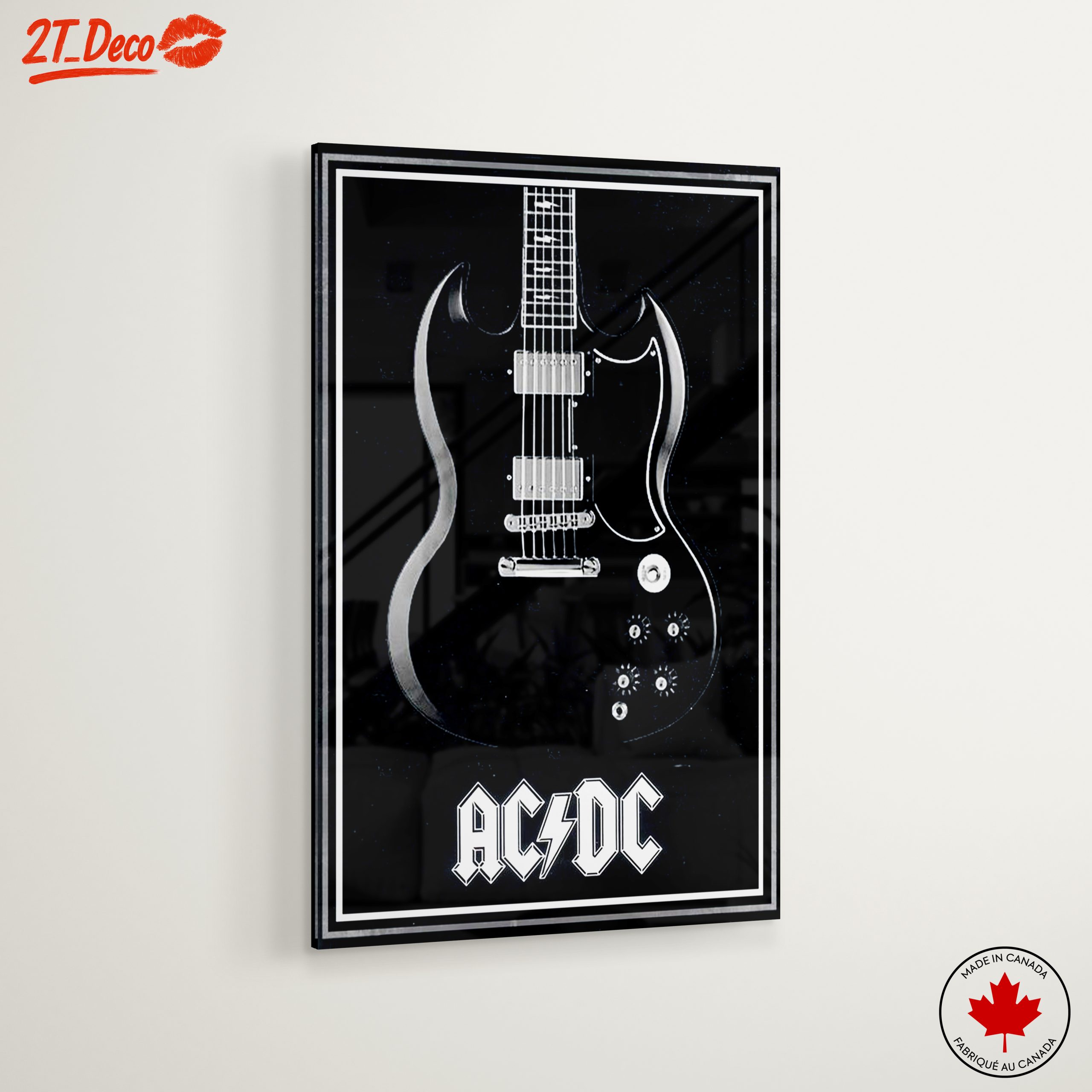 Classic Black Electric Guitar by AC/DC - Image 6