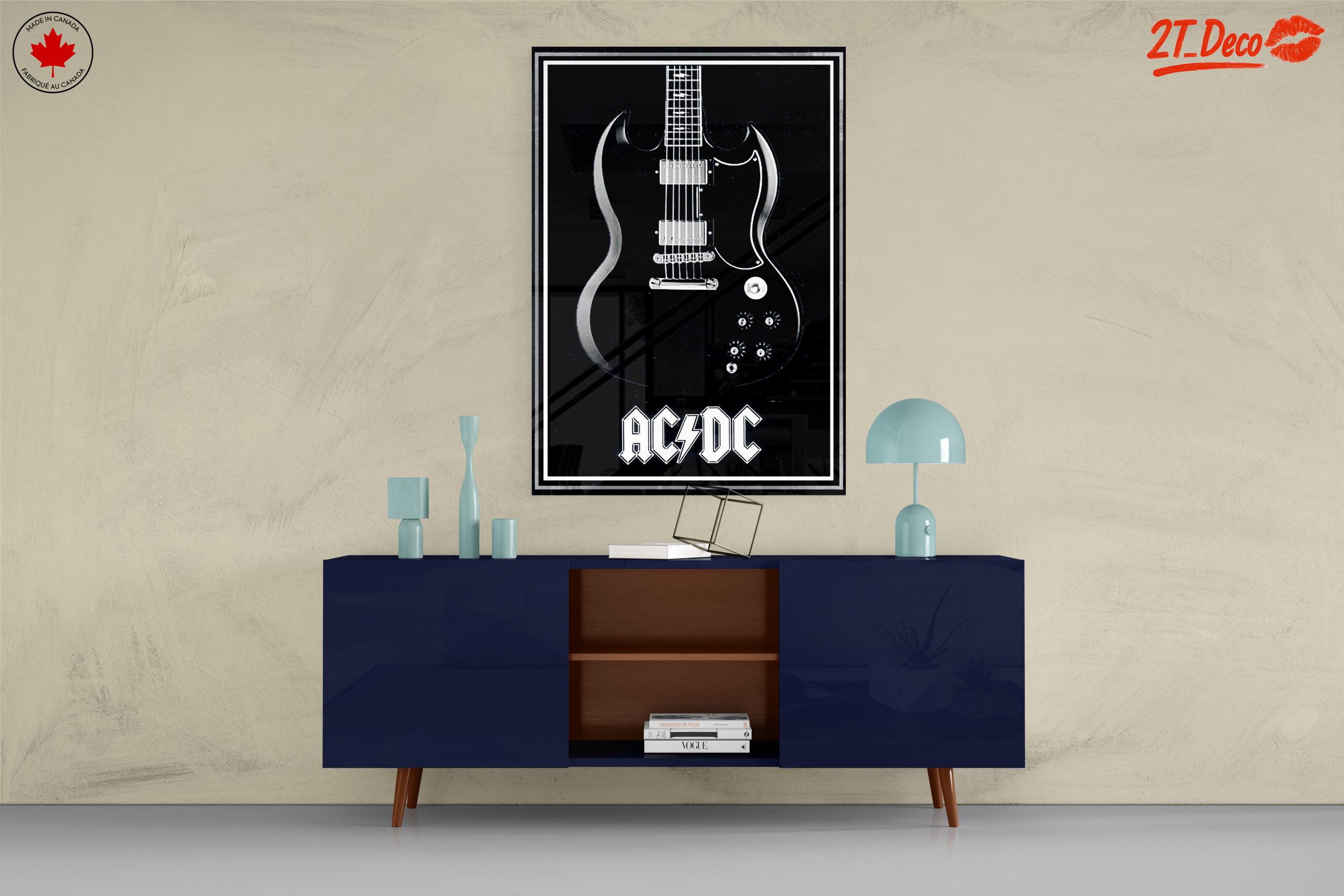 Classic Black Electric Guitar by AC/DC - Image 8