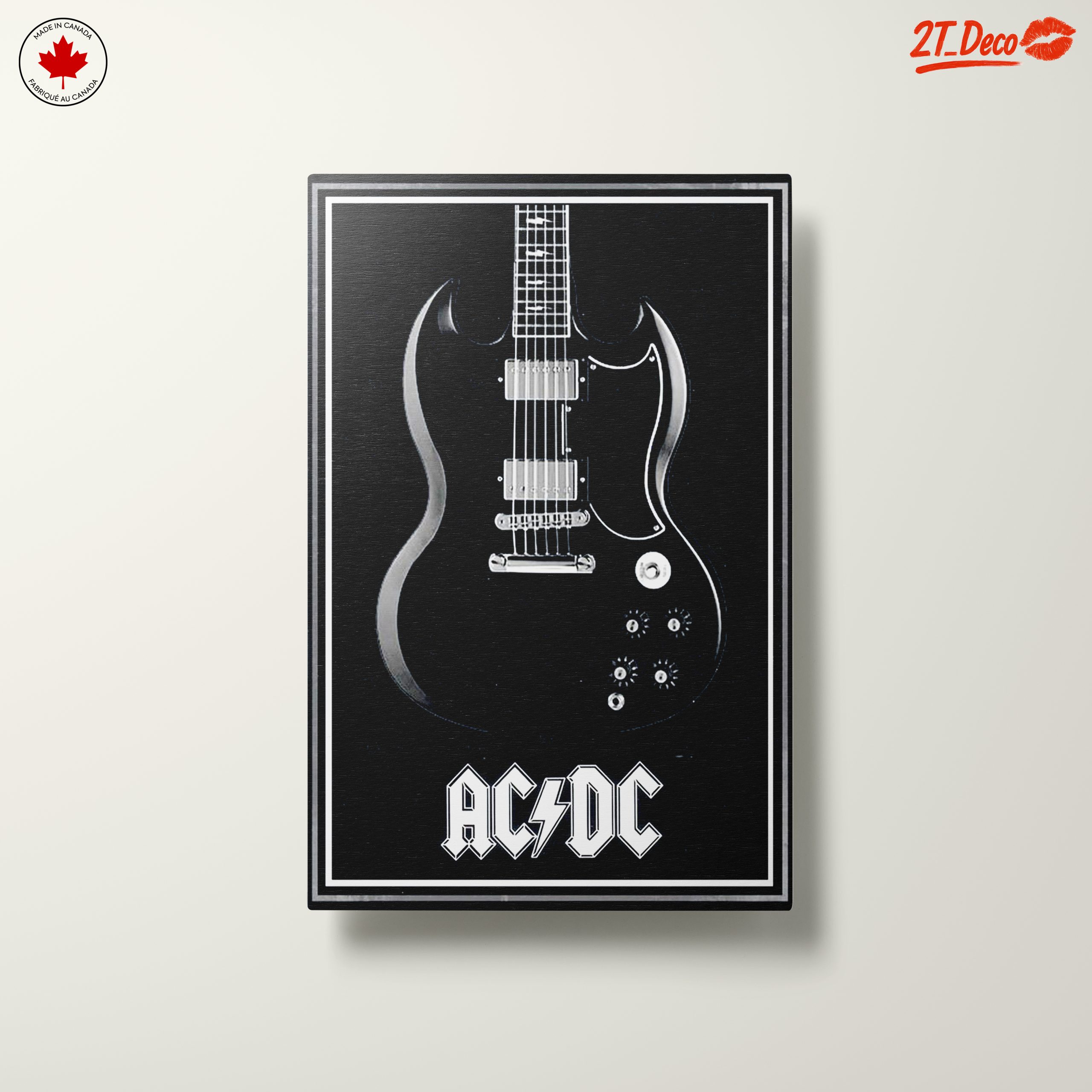 Classic Black Electric Guitar by AC/DC - Image 10