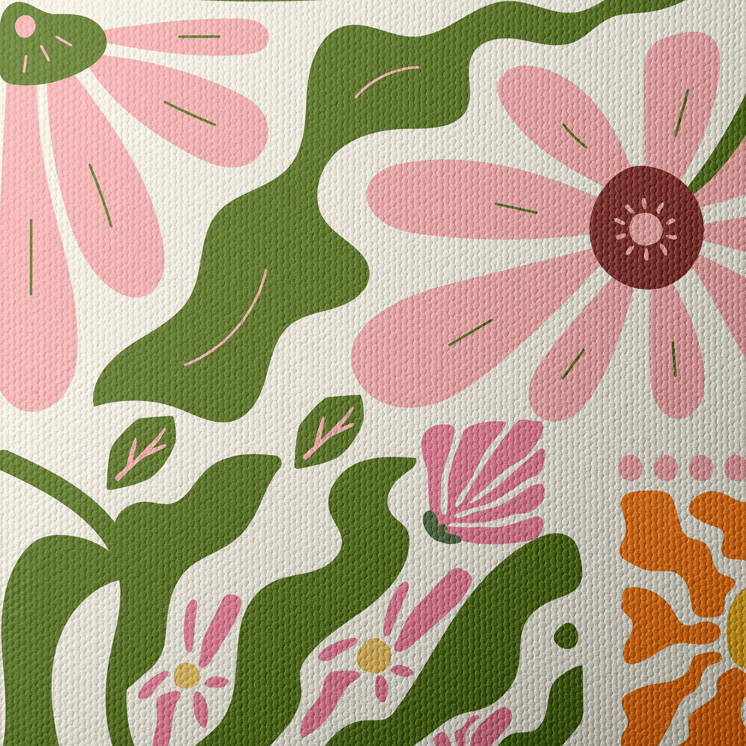 Vibrant Floral Abstract Art - Image 4