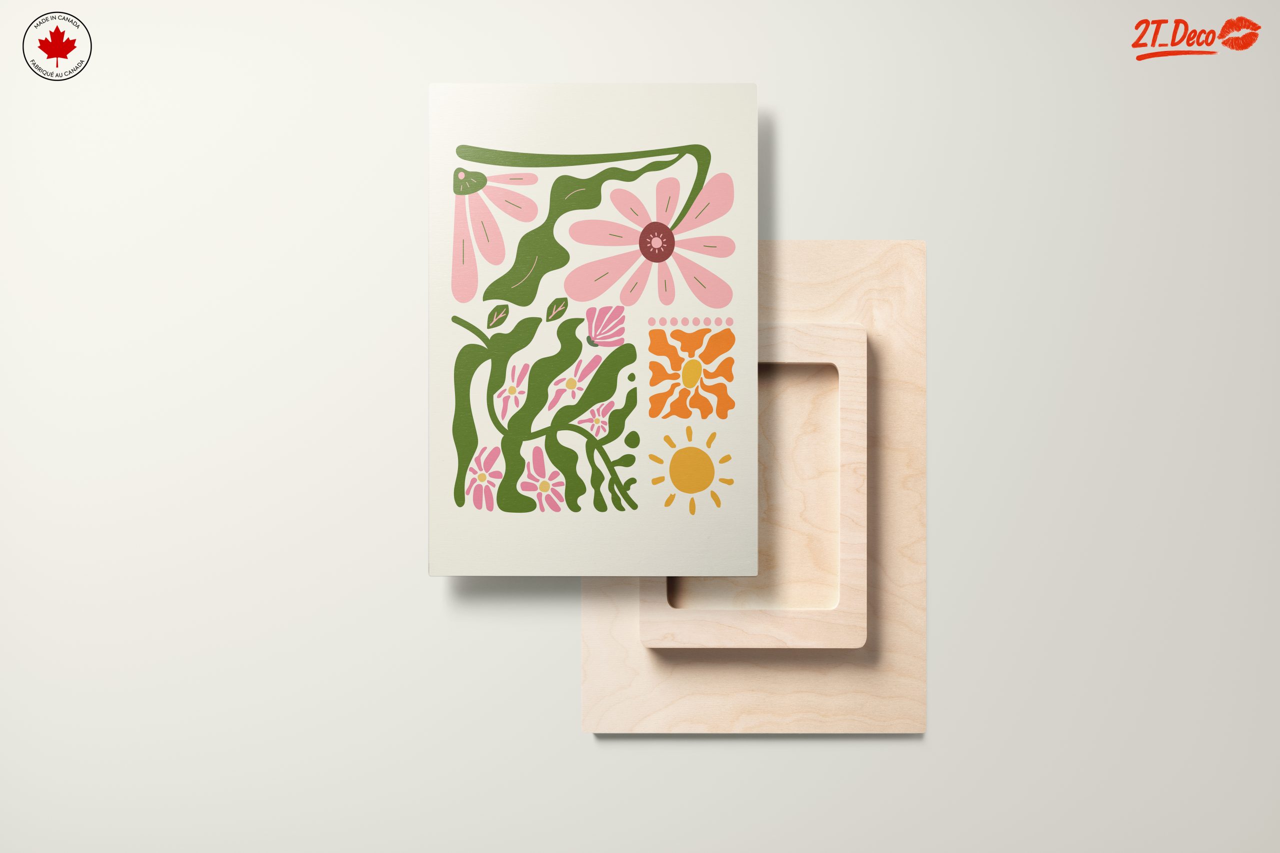Vibrant Floral Abstract Art - Image 11