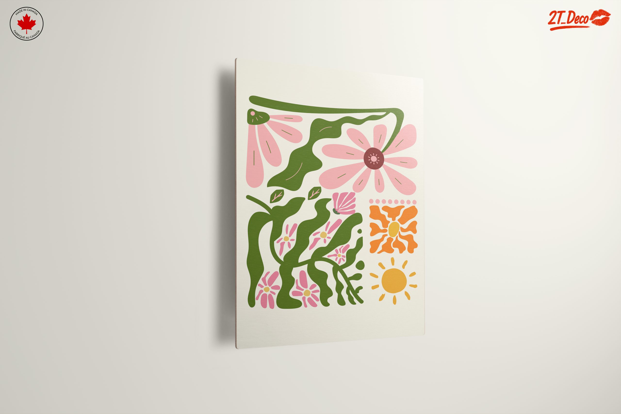 Vibrant Floral Abstract Art - Image 13