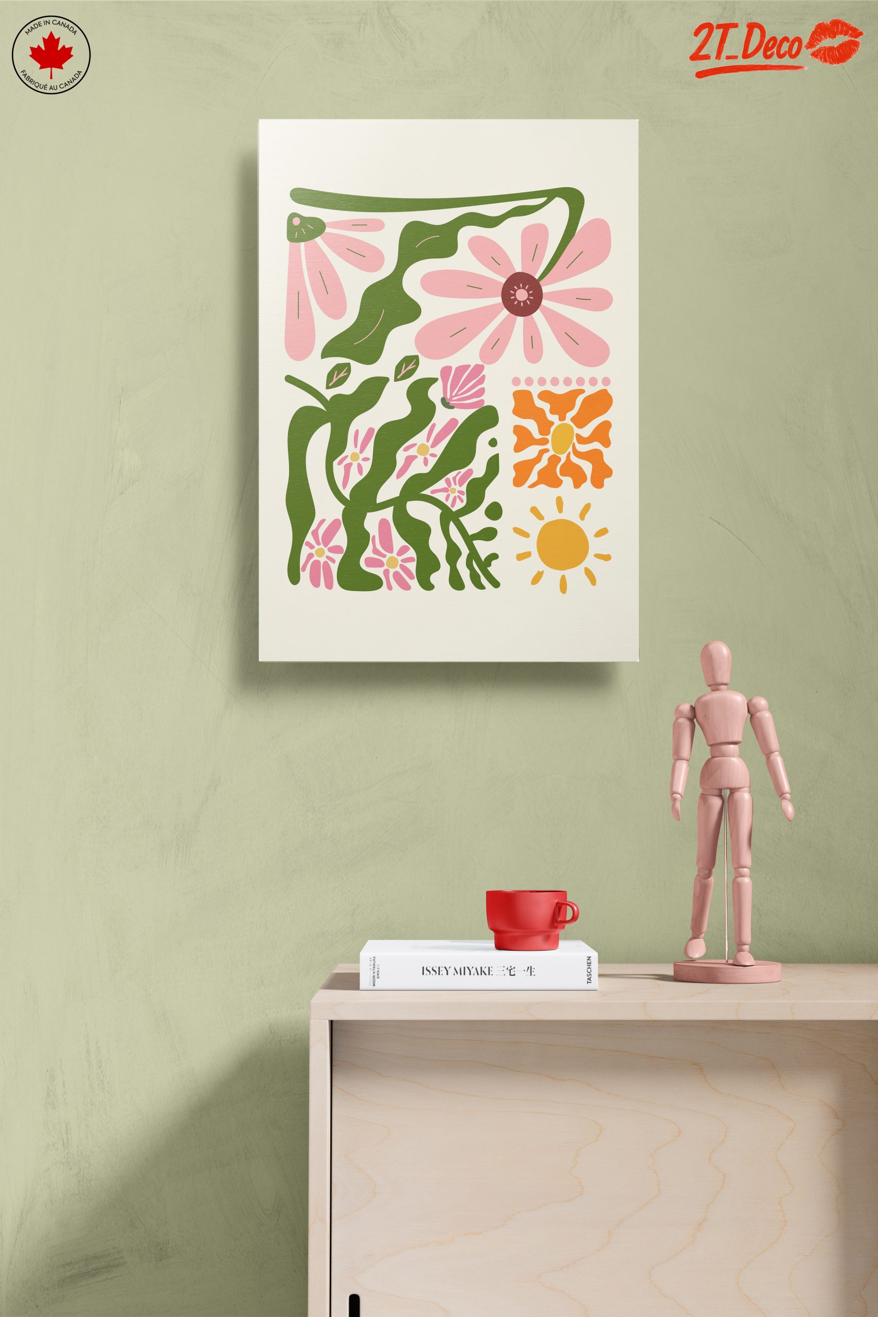 Vibrant Floral Abstract Art - Image 14