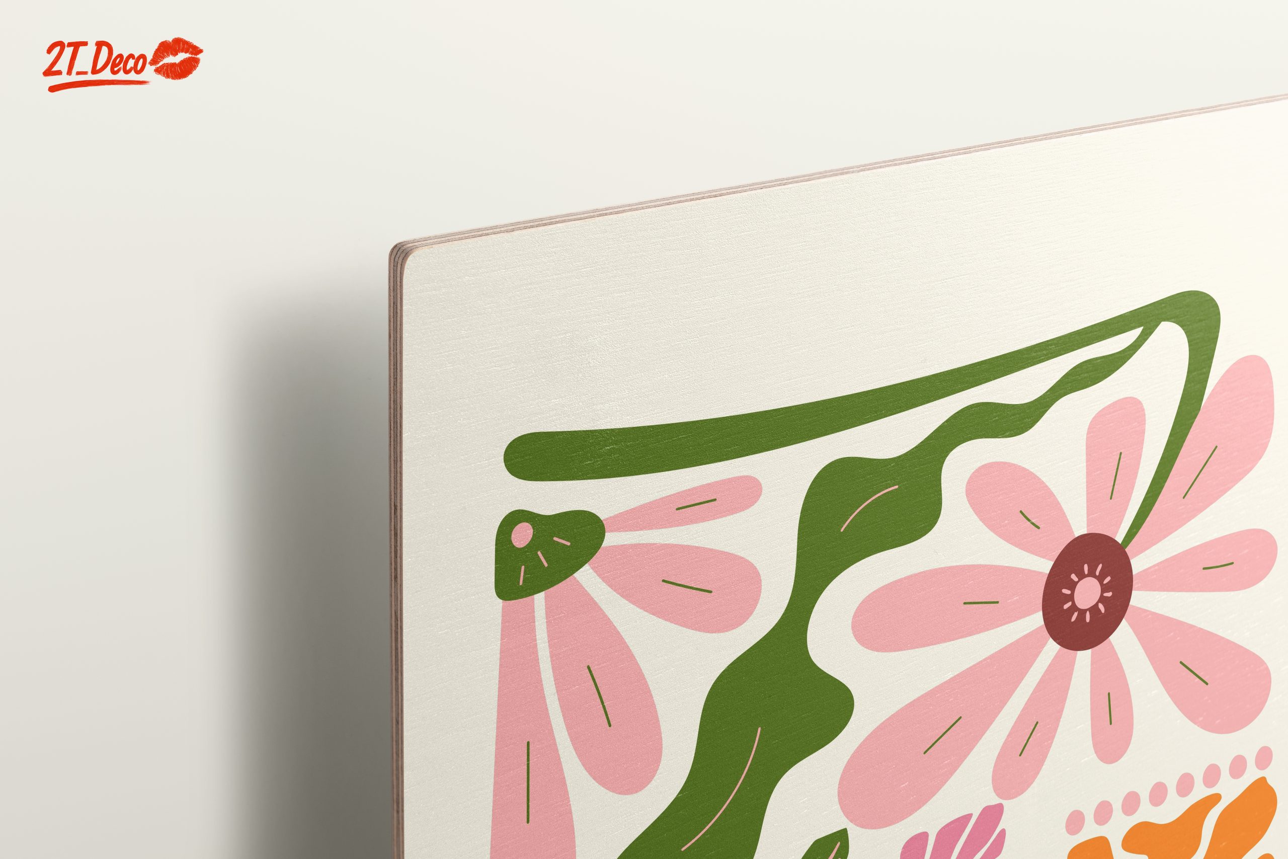 Vibrant Floral Abstract Art - Image 15