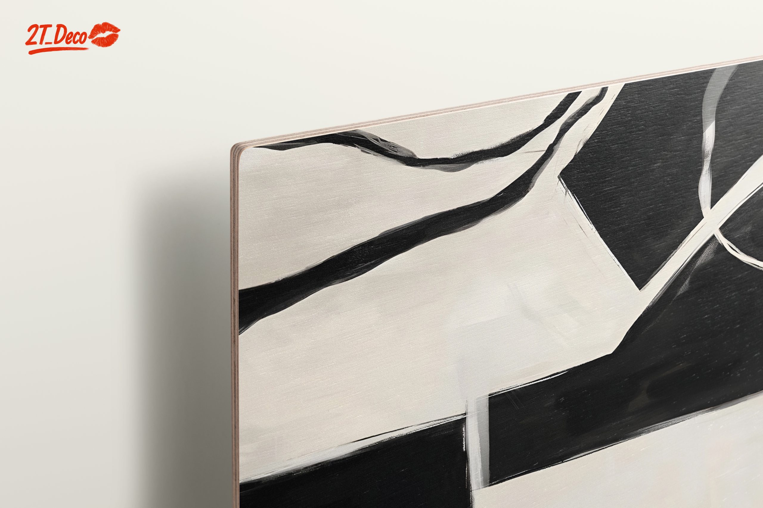 Modern Abstract Art in Black and White - Image 15