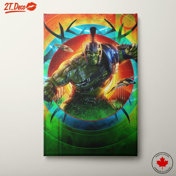 Dynamic Hulk Artwork in Vibrant Colors
