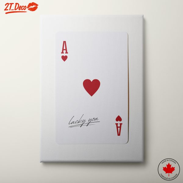 Ace of Hearts Playing Card Art 20