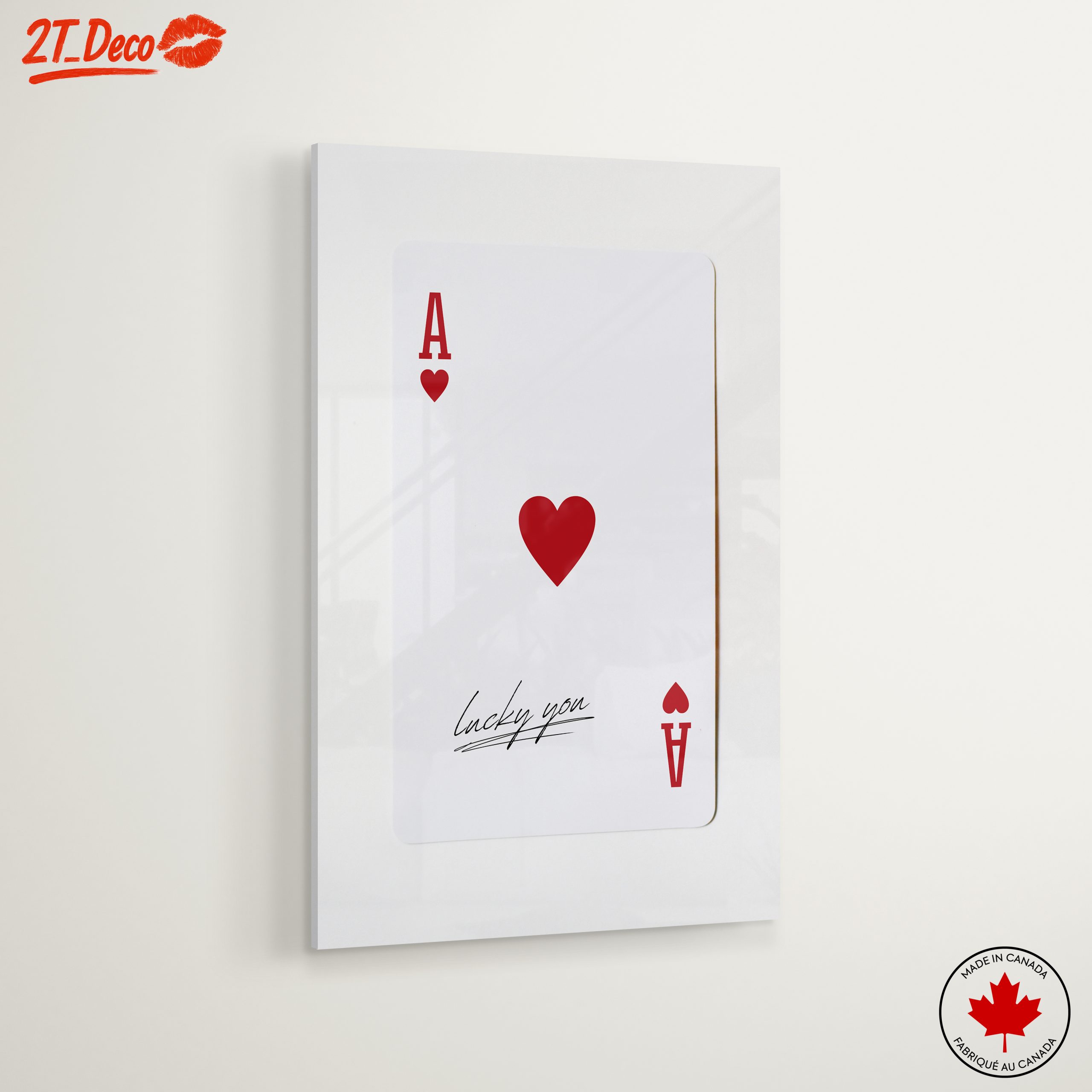 Ace of Hearts Playing Card Art 20 - Image 6