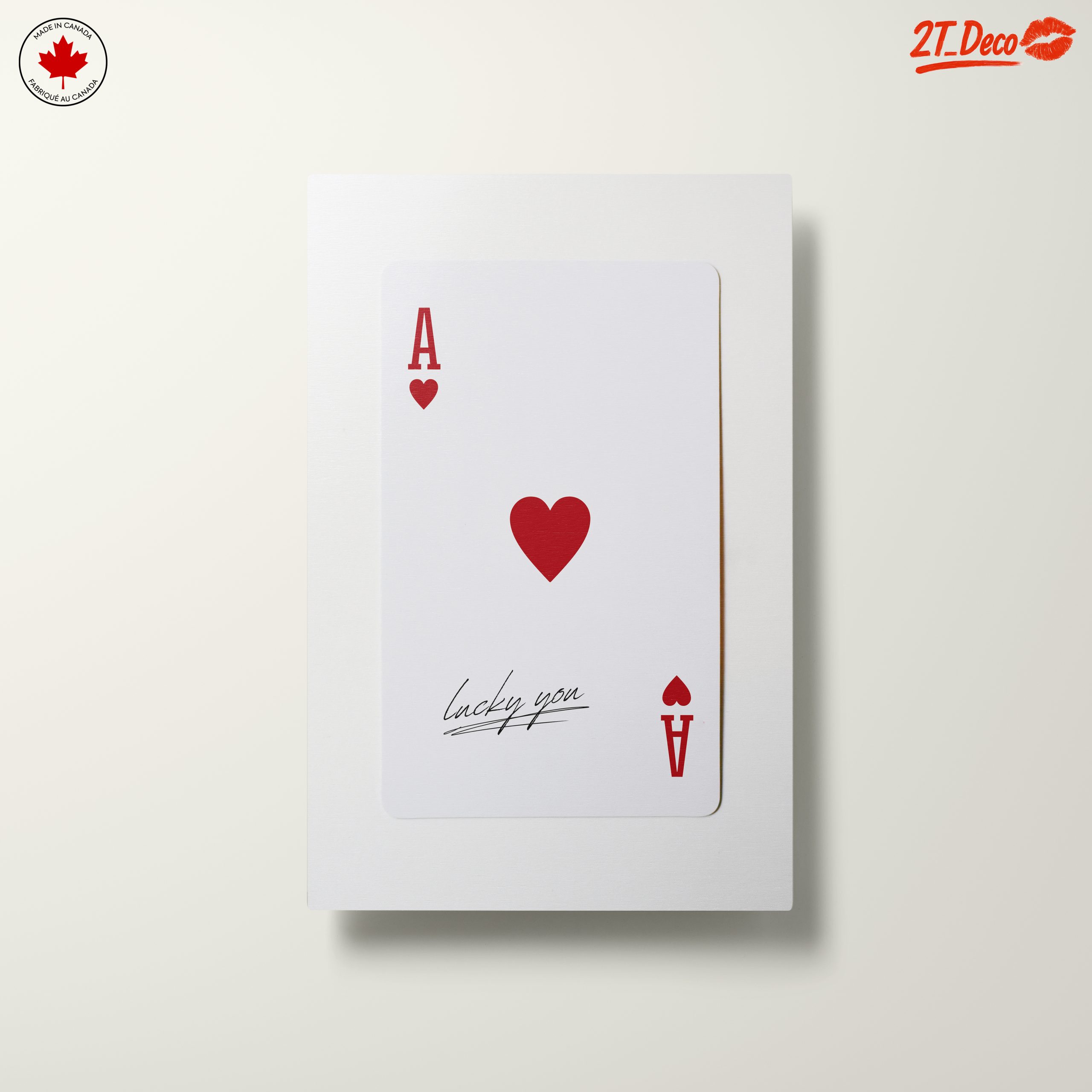 Ace of Hearts Playing Card Art 20 - Image 10
