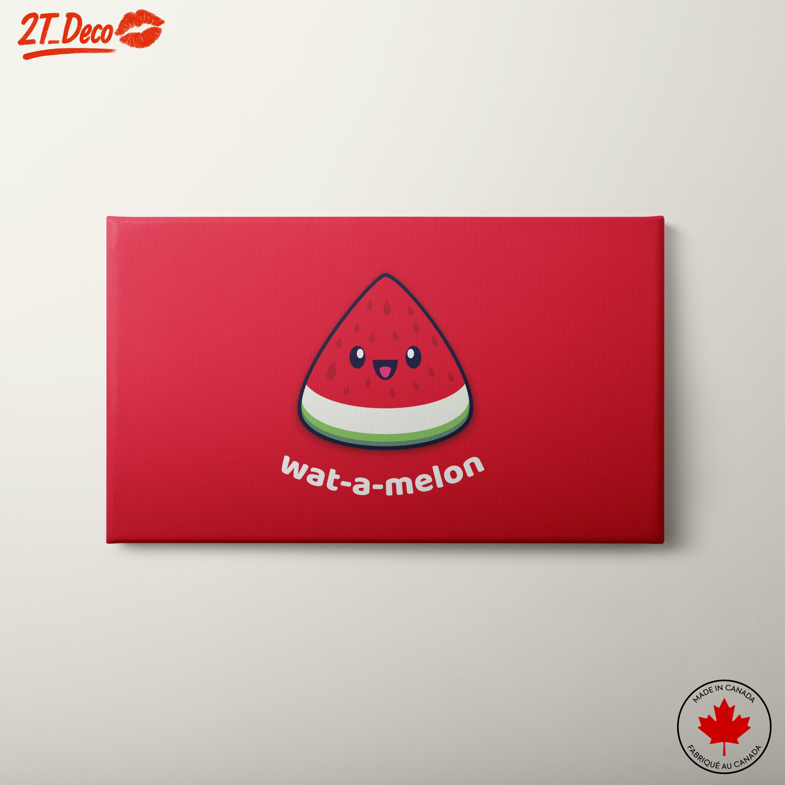 Cute Watermelon Character Illustration