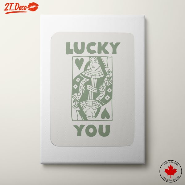 Lucky You Playing Card Art